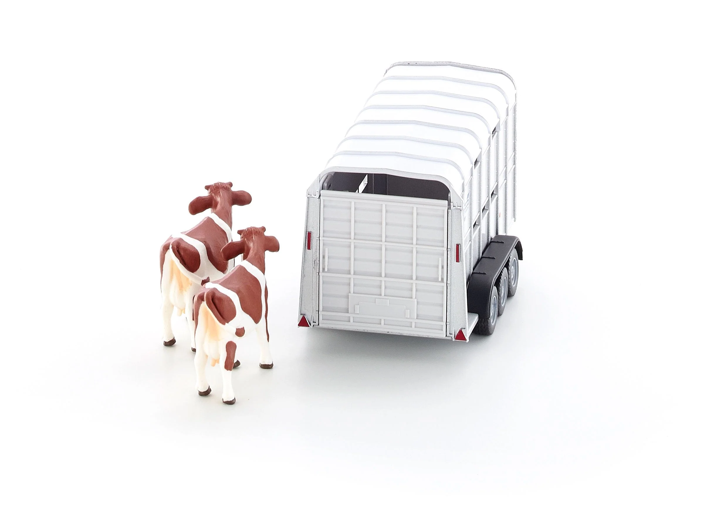 Siku 1:32 IFor-Williams Stock Trailer With 2 Cows - Image 6