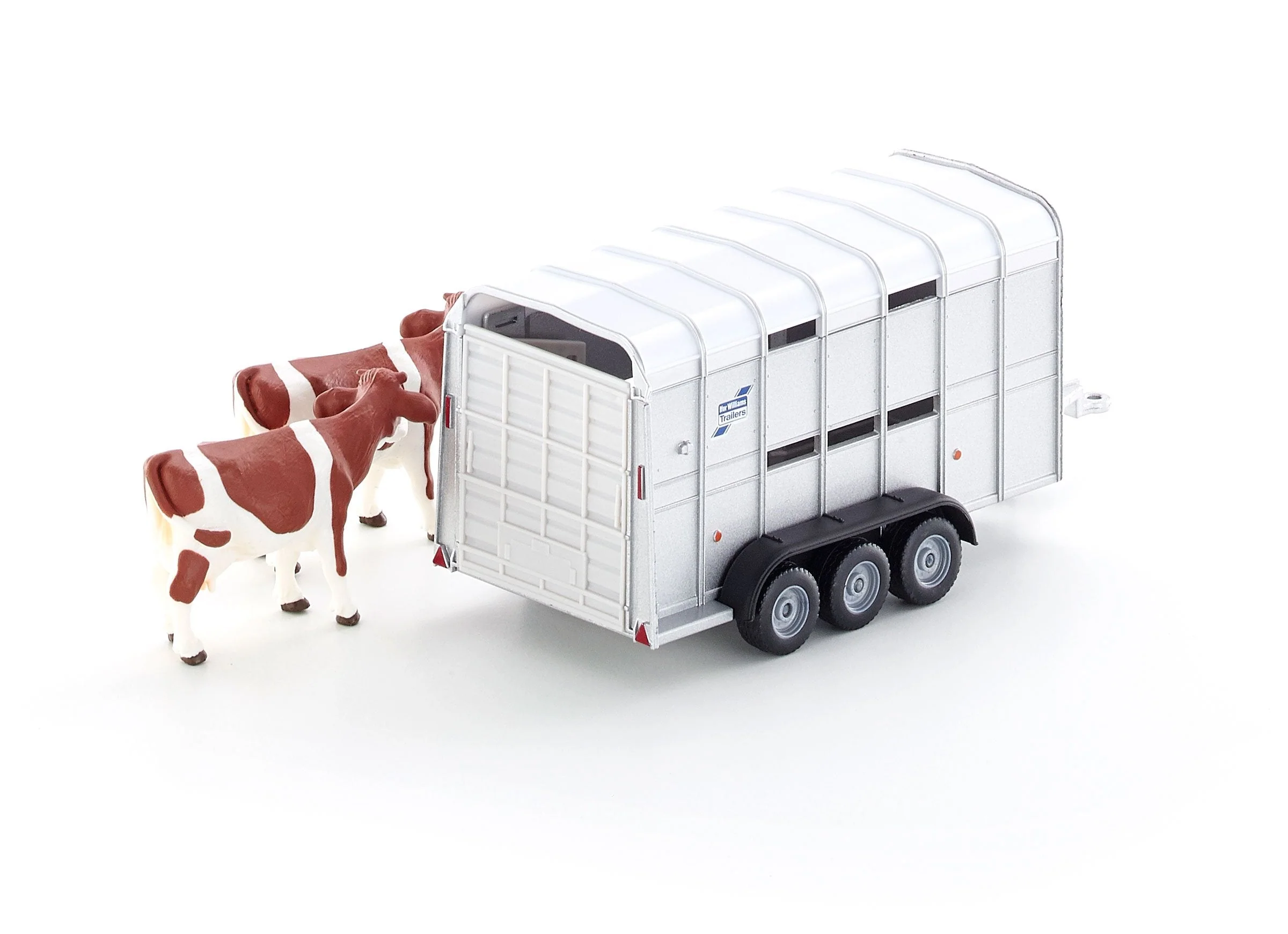 Siku 1:32 IFor-Williams Stock Trailer With 2 Cows - Image 9