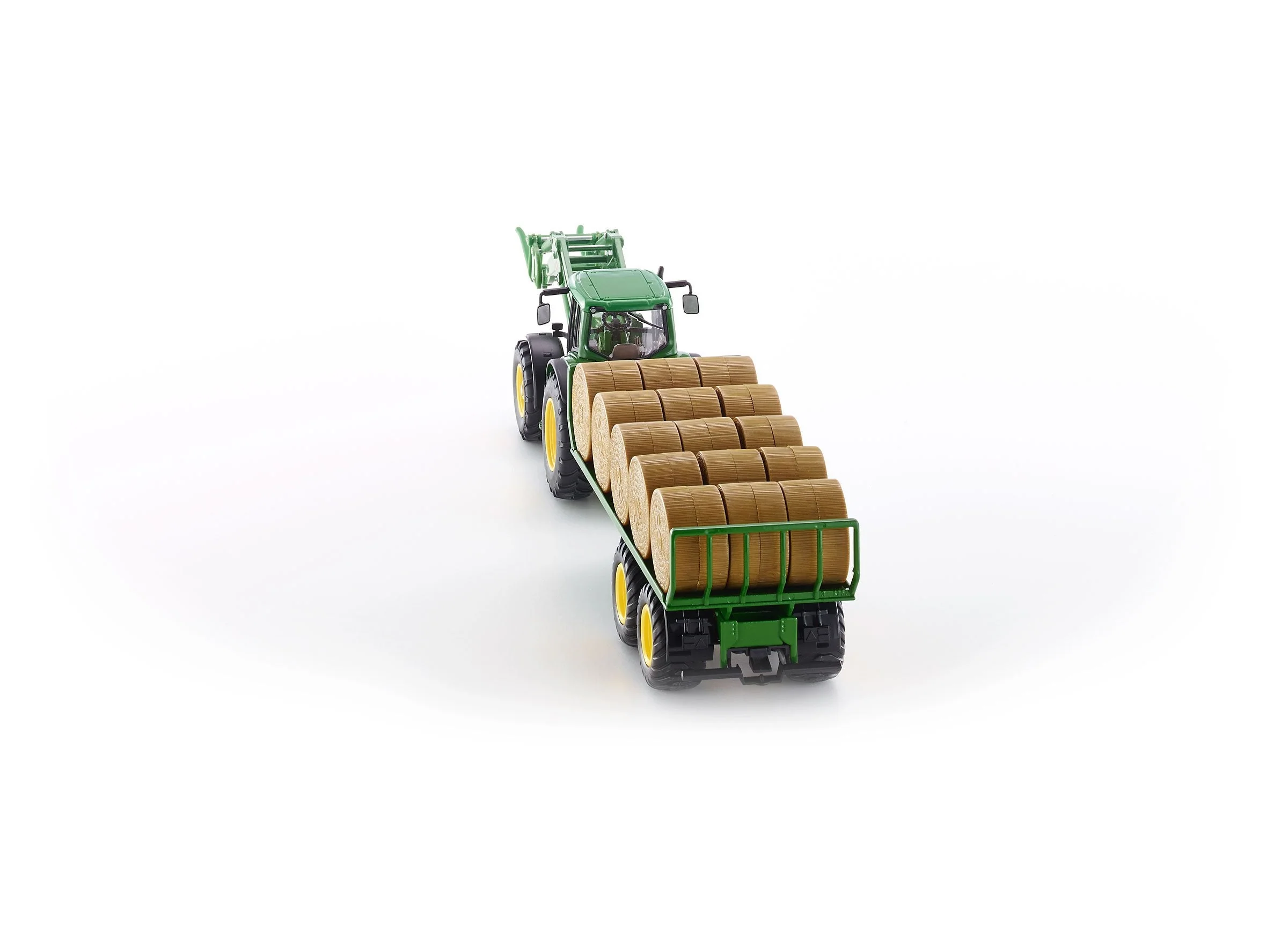 Siku 1:32 John Deere 6920 with Fork Loader & Trailer - Image 10