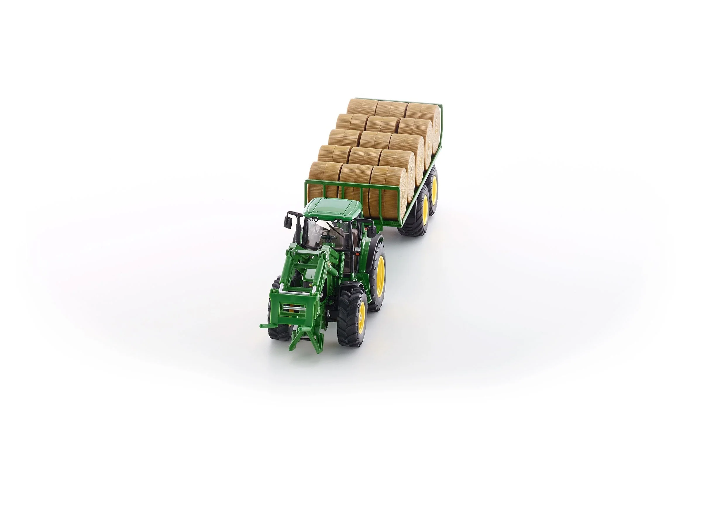 Siku 1:32 John Deere 6920 with Fork Loader & Trailer - Image 28