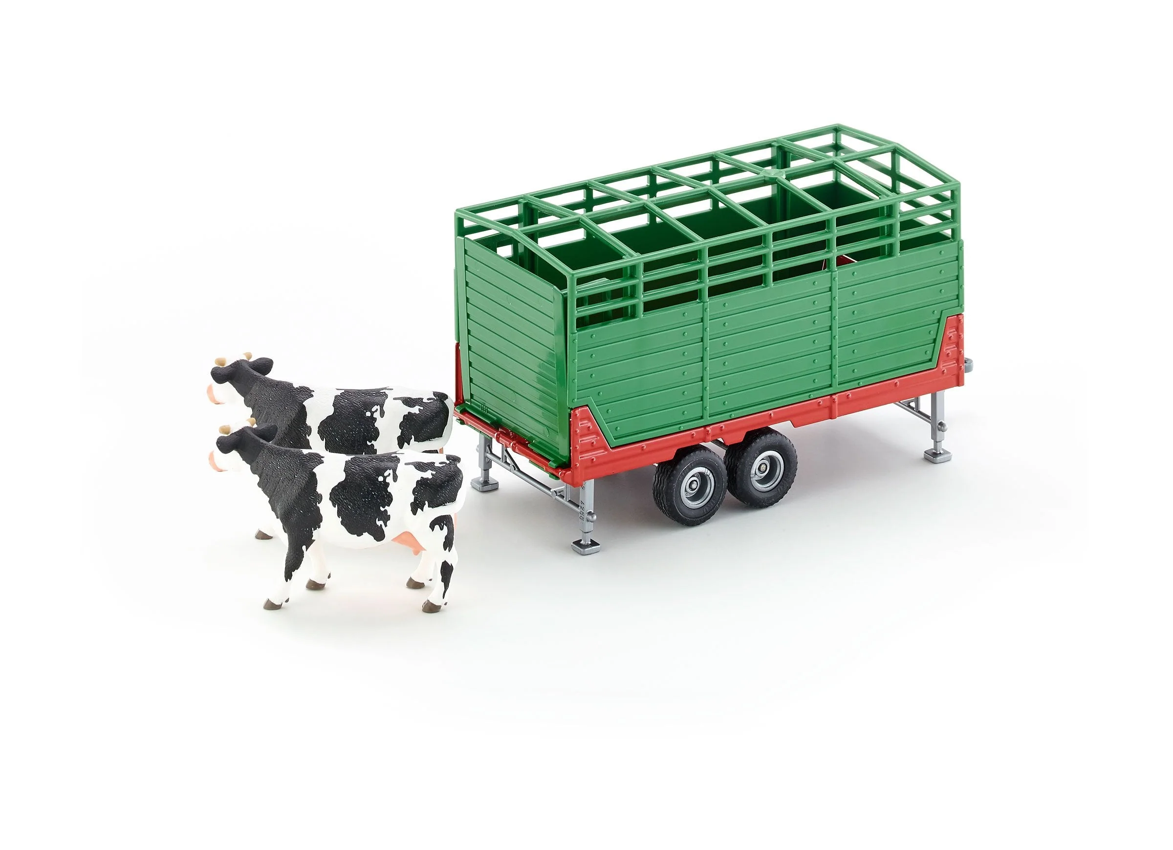 Siku 1:32 Stock Trailer with Two Cows - Image 16