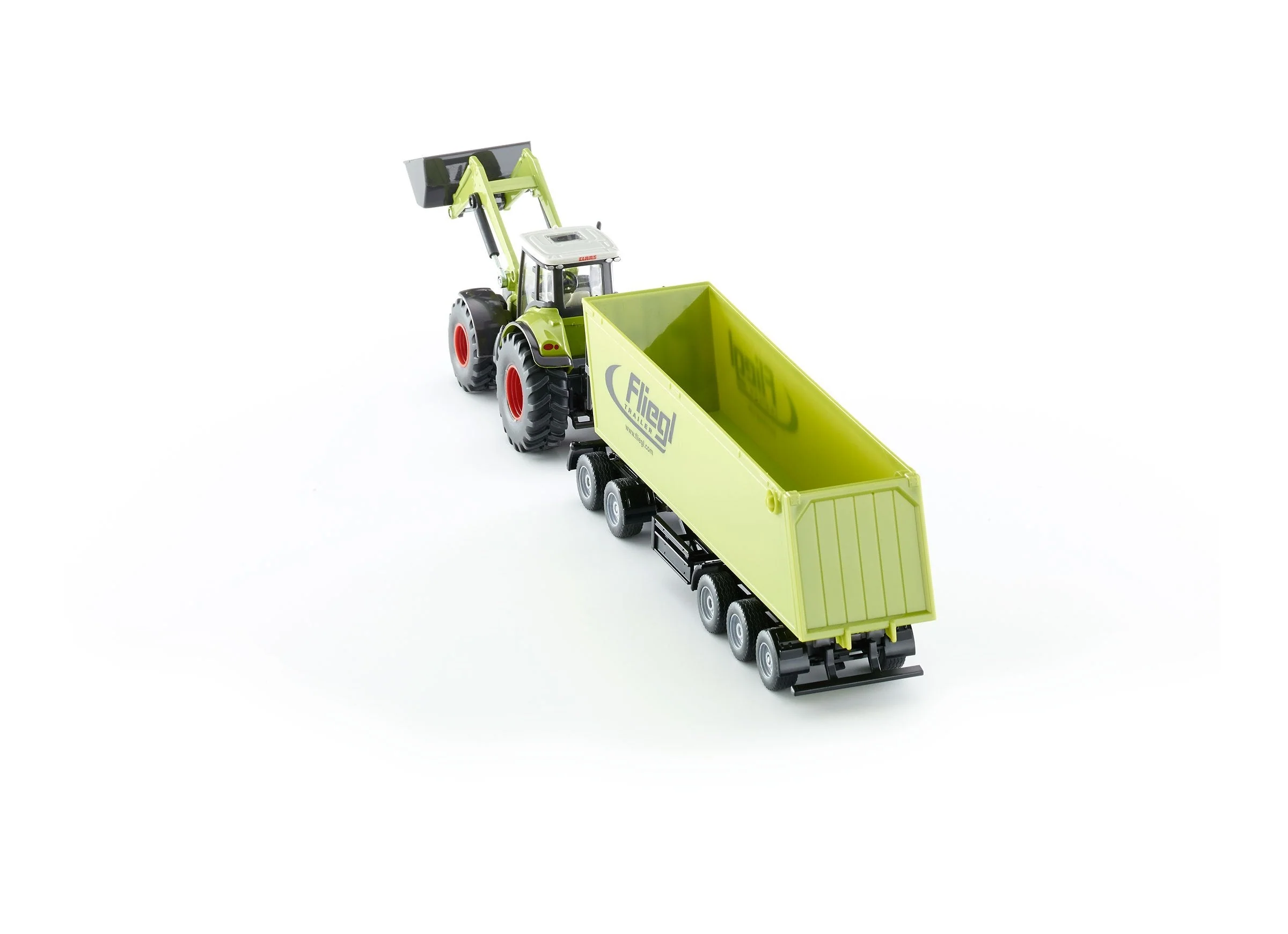 Siku 1:50 CLAAS with Loader, Dolly & Trailer - Image 14