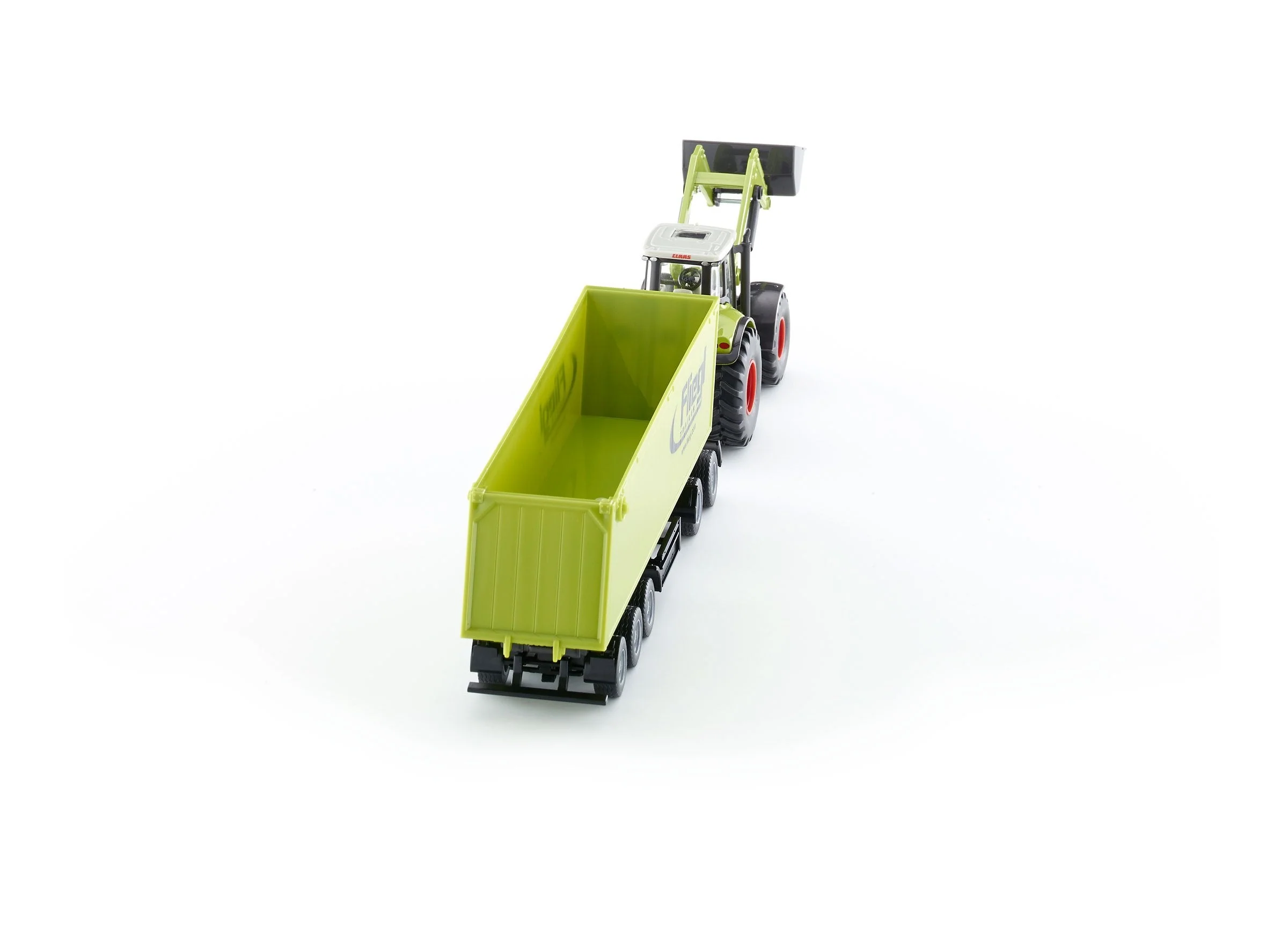 Siku 1:50 CLAAS with Loader, Dolly & Trailer - Image 17