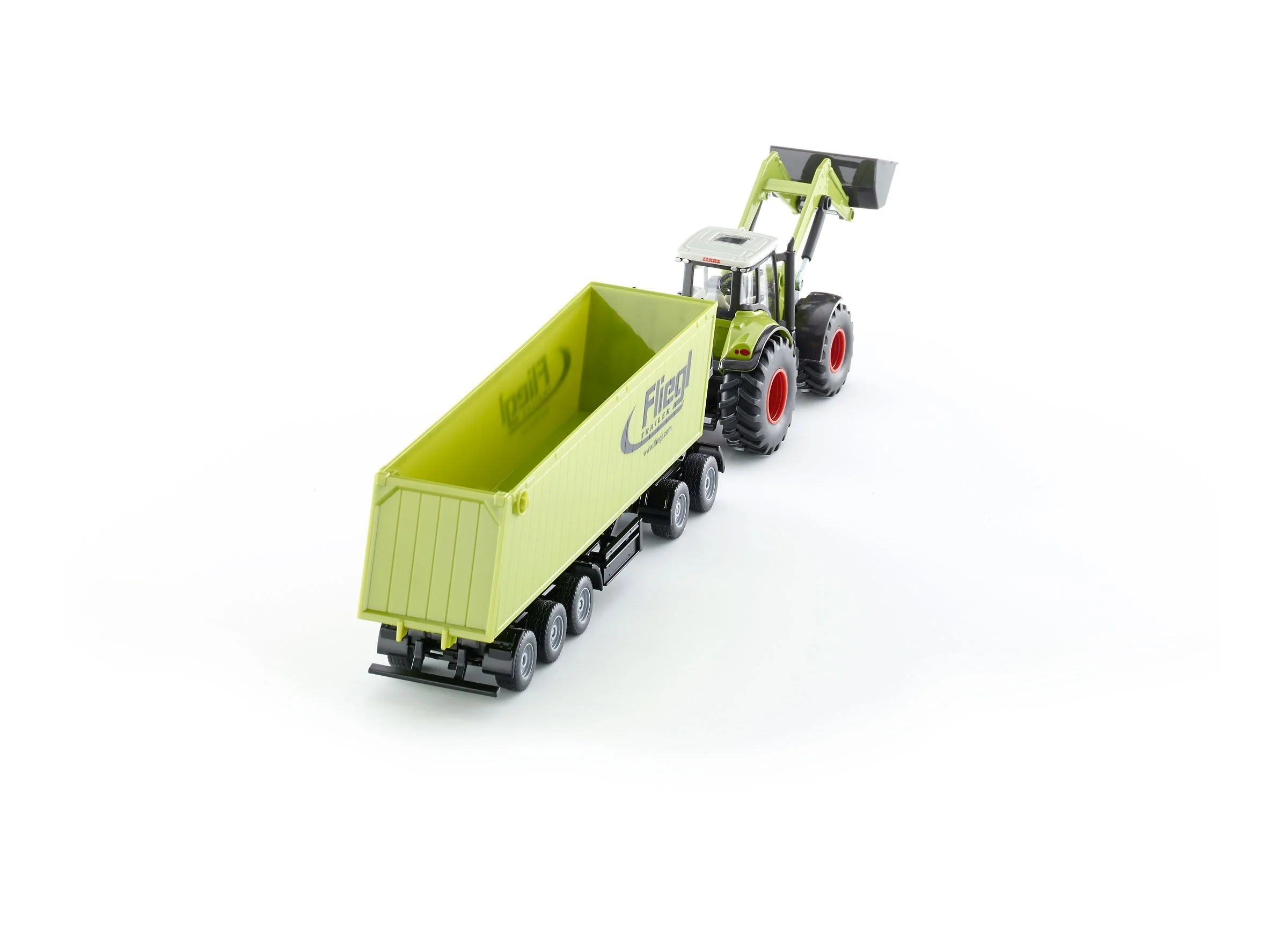 Siku 1:50 CLAAS with Loader, Dolly & Trailer - Image 18