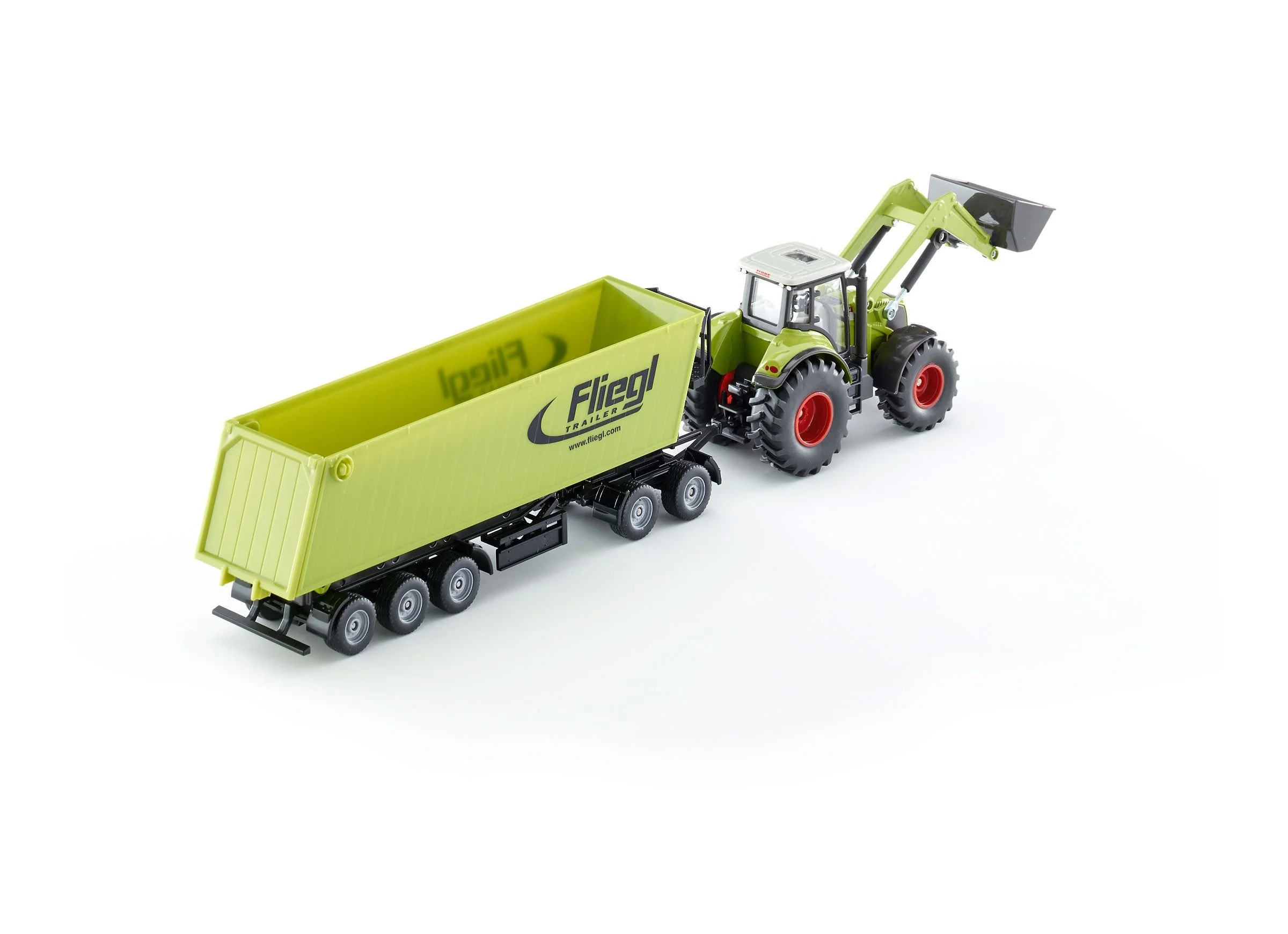 Siku 1:50 CLAAS with Loader, Dolly & Trailer - Image 20