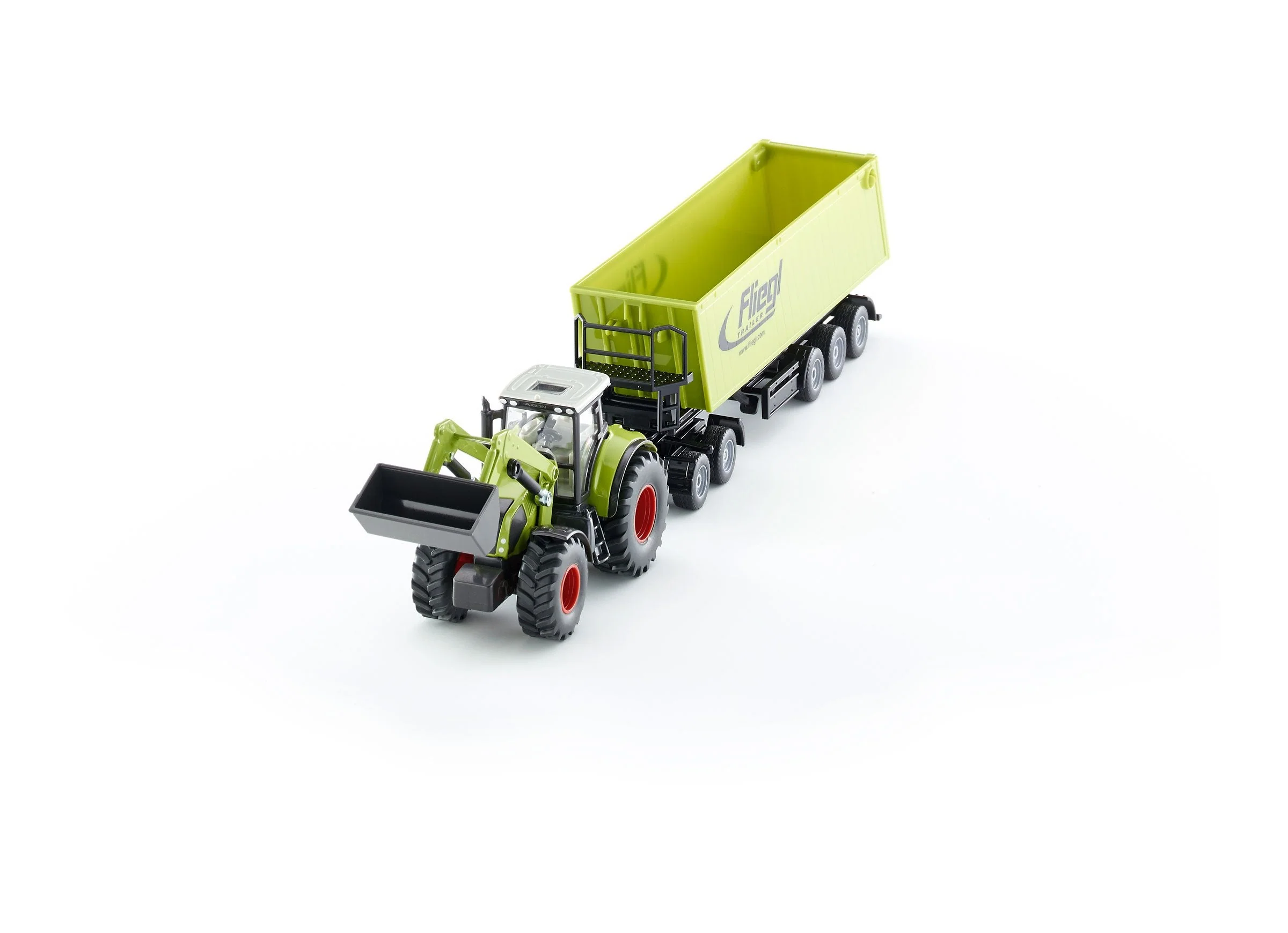 Siku 1:50 CLAAS with Loader, Dolly & Trailer - Image 34