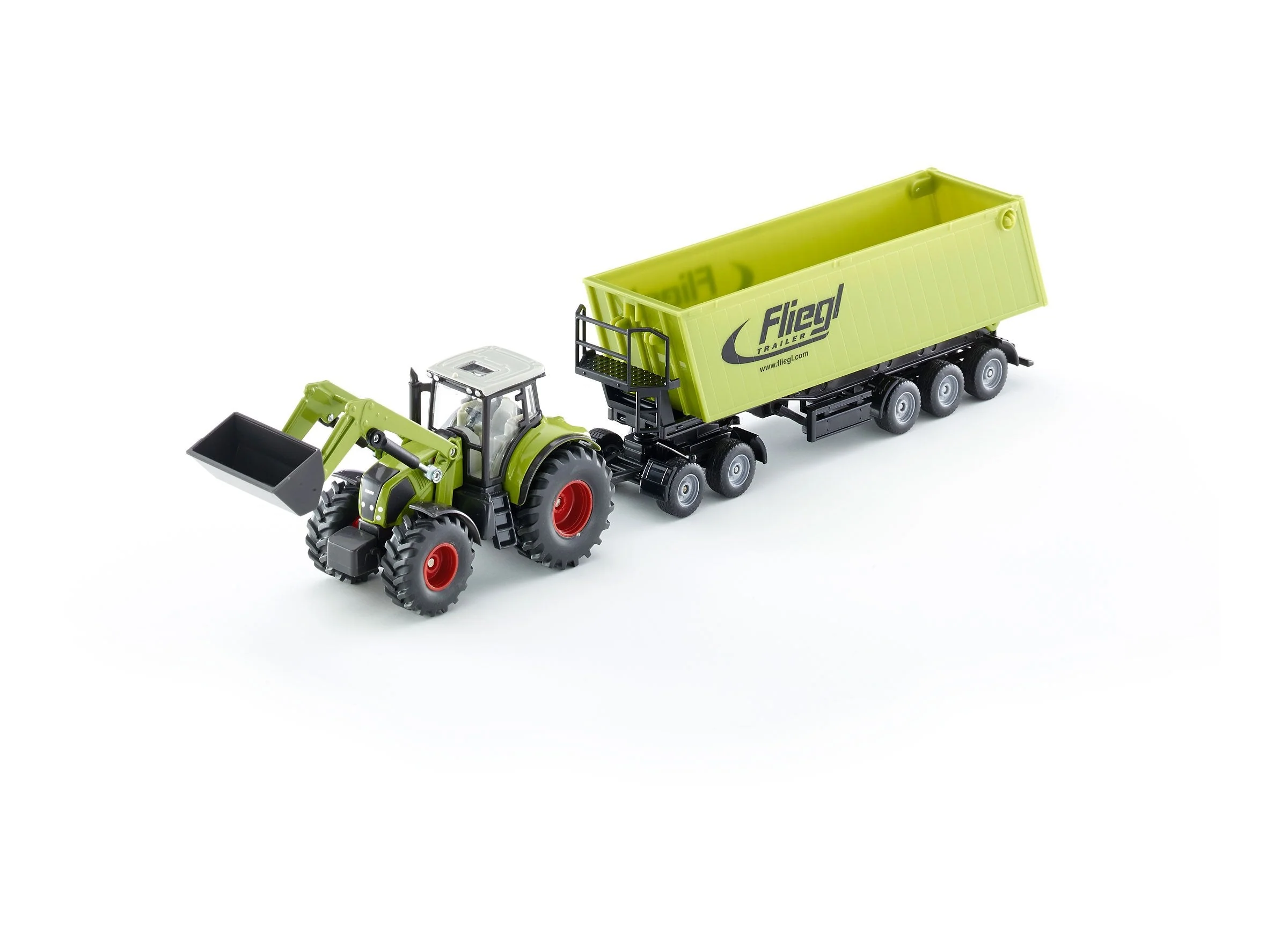 Siku 1:50 CLAAS with Loader, Dolly & Trailer - Image 36