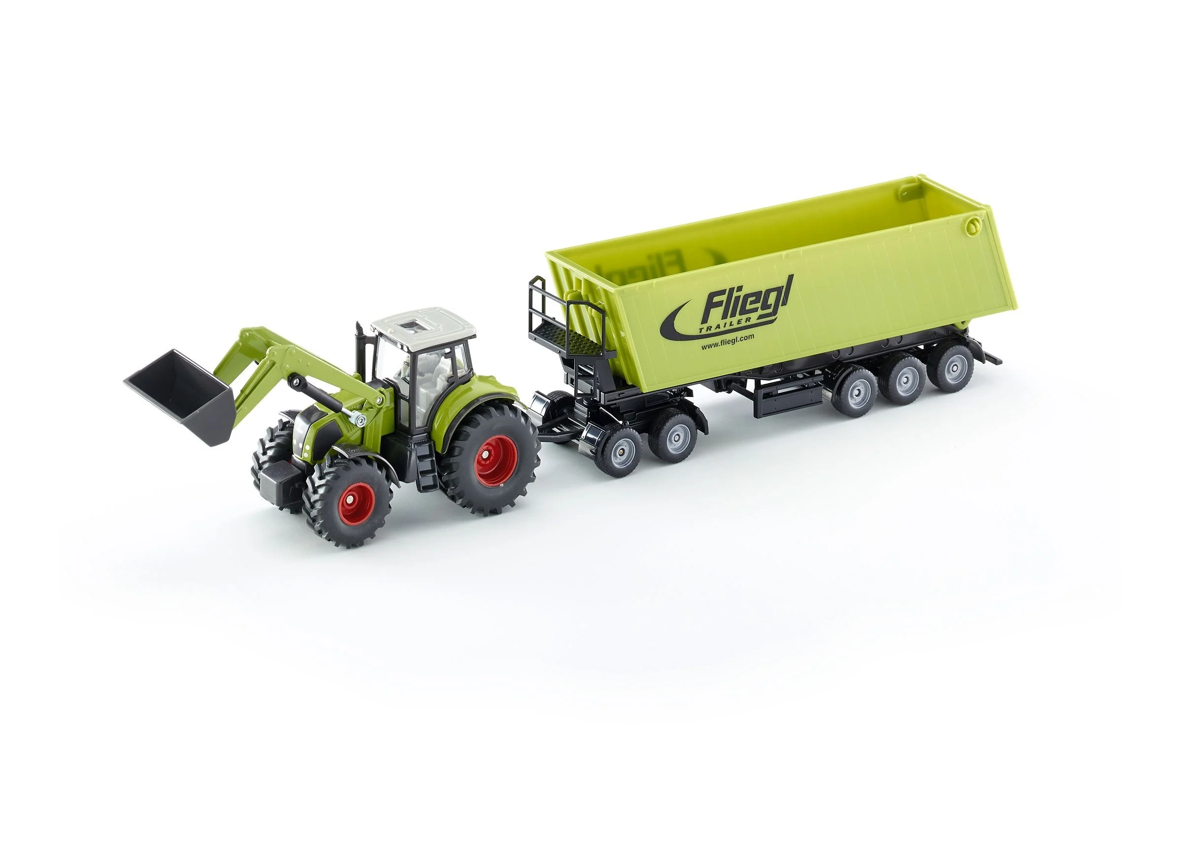 Siku 1:50 CLAAS with Loader, Dolly & Trailer - Image 37
