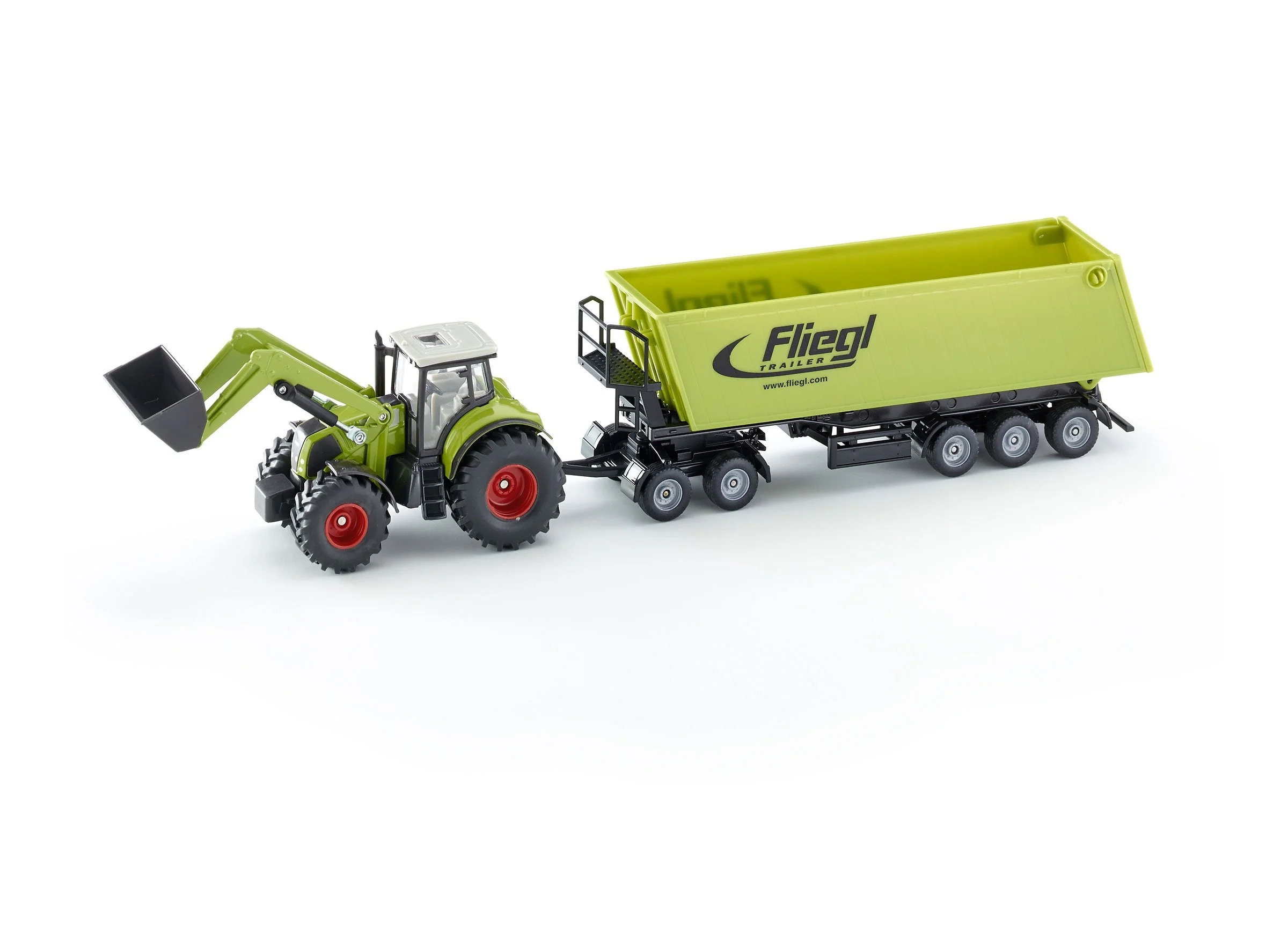 Siku 1:50 CLAAS with Loader, Dolly & Trailer - Image 38