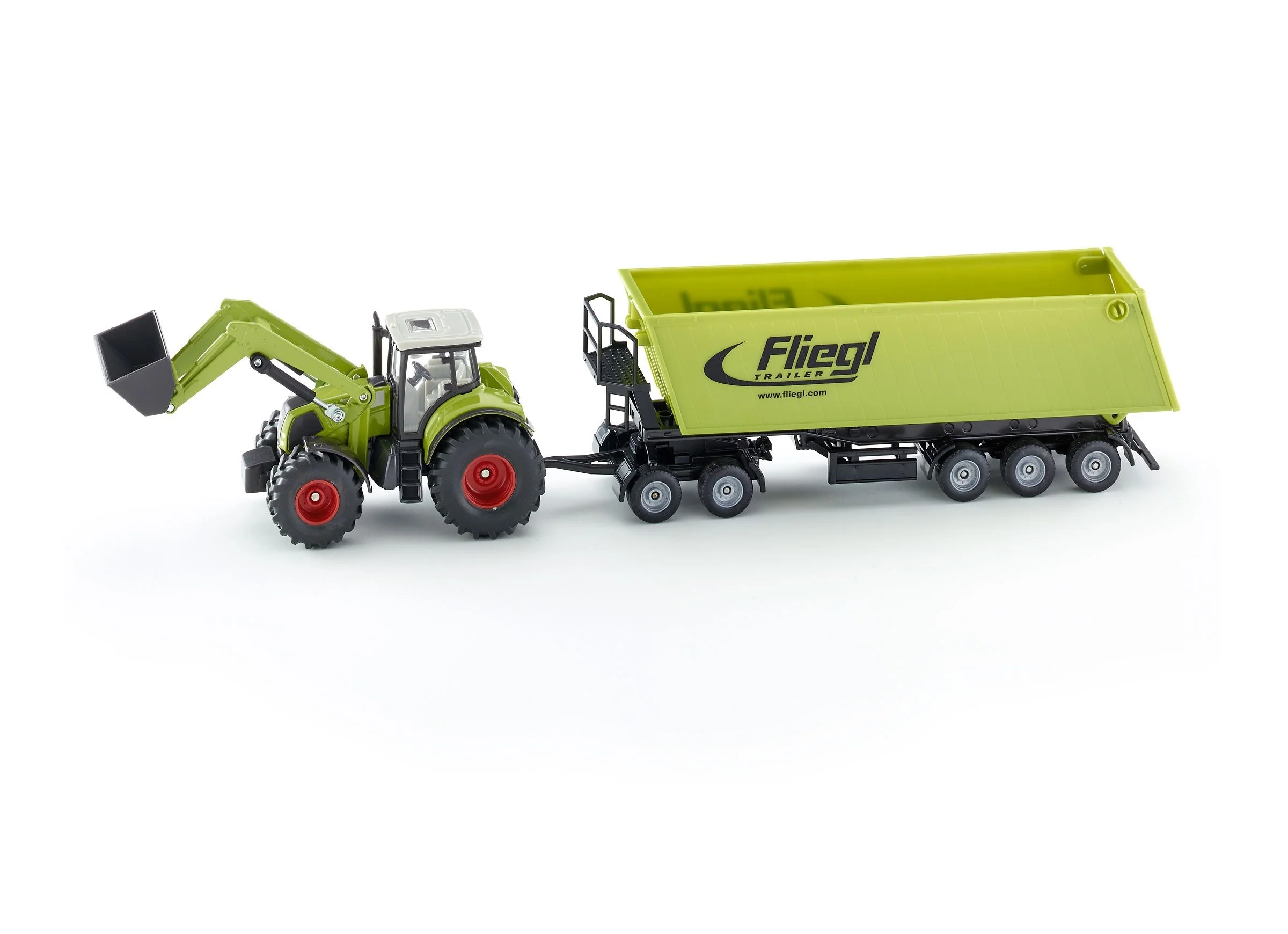 Siku 1:50 CLAAS with Loader, Dolly & Trailer - Image 39