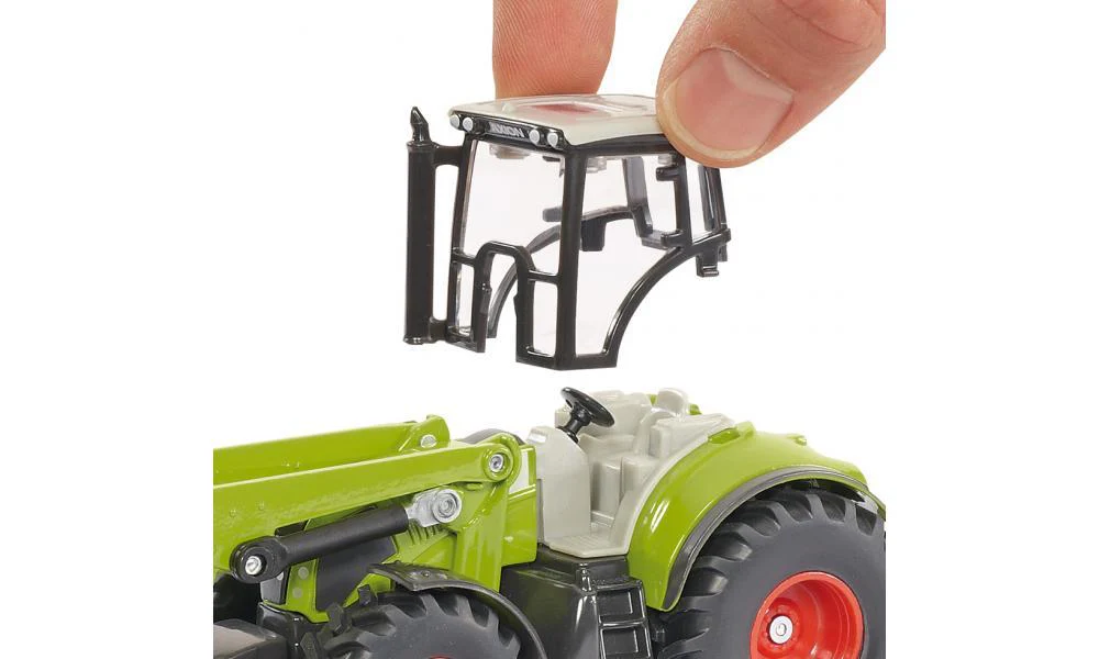 Siku 1:50 CLAAS with Loader, Dolly & Trailer - Image 5