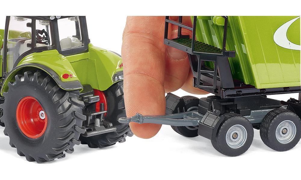 Siku 1:50 CLAAS with Loader, Dolly & Trailer - Image 6