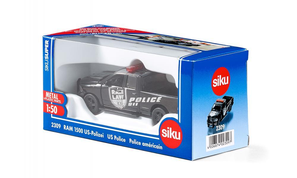 Siku 1:50 Dodge RAM 1500 US Police Ute - Image 2
