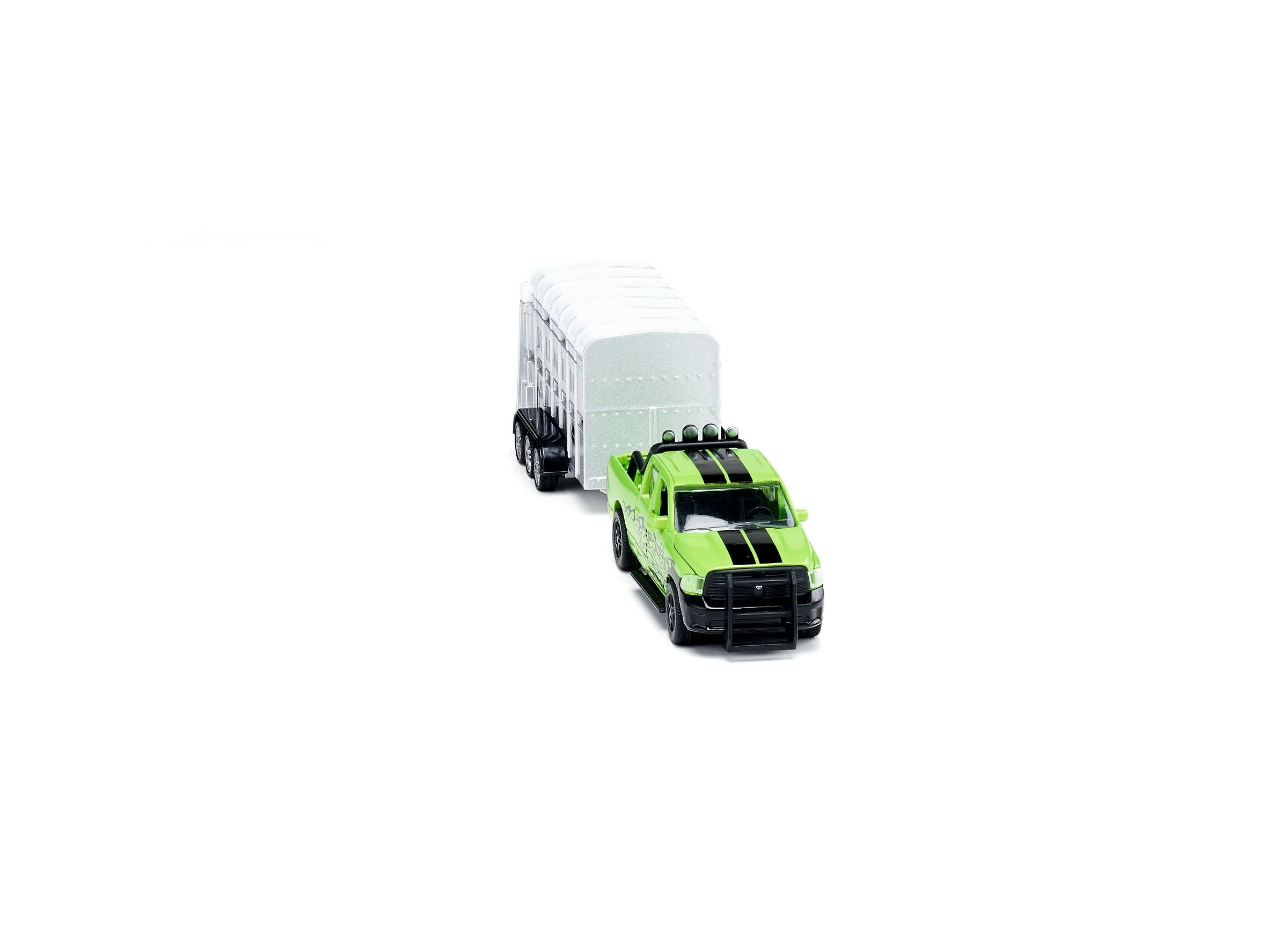 Siku 1:50 Dodge RAM 1500 Ute with Livestock Trailer - Image 26