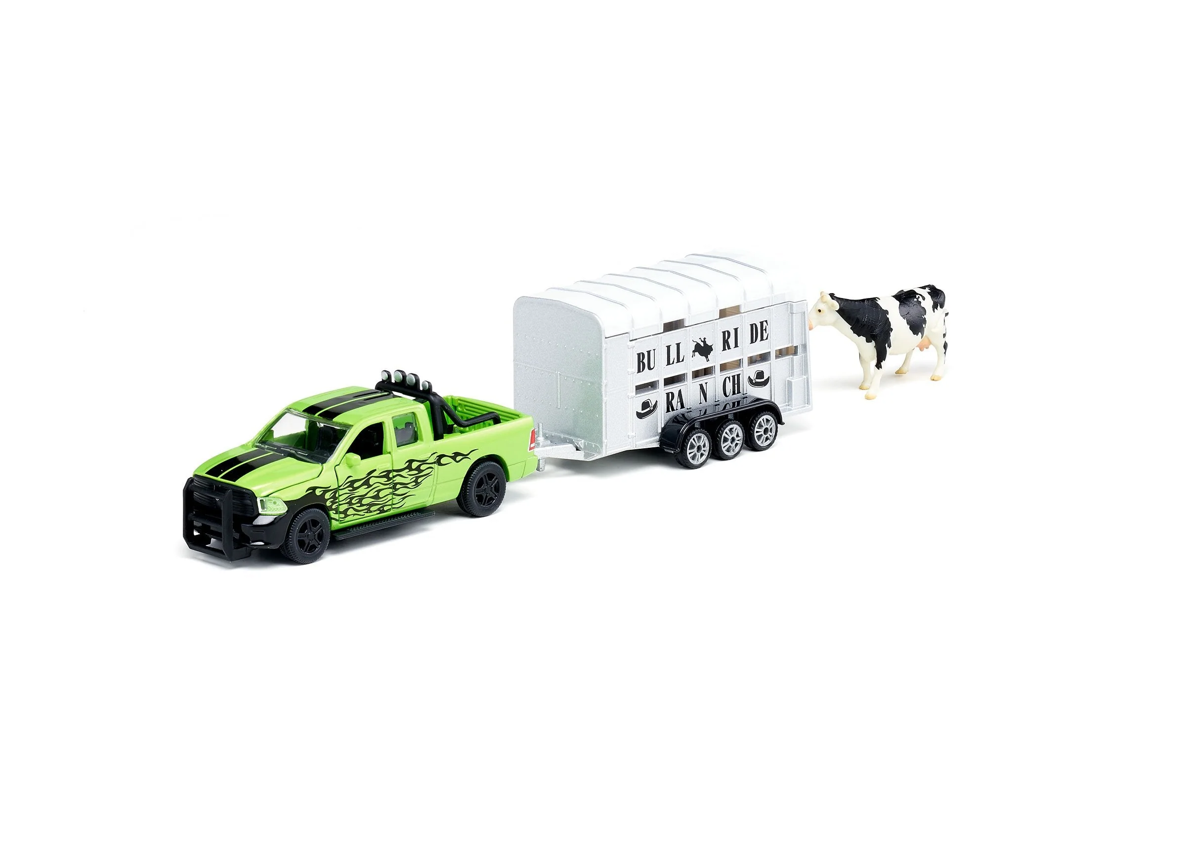 Siku 1:50 Dodge RAM 1500 Ute with Livestock Trailer - Image 31