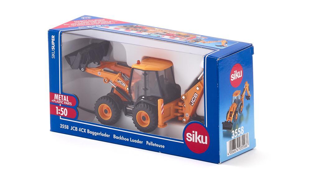 Siku 1:50 JCB 4CX Backhoe Loader - Image 2
