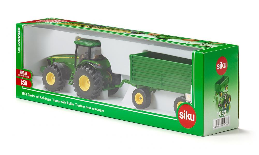 Siku 1:50 John Deere 8430 with Tipping Trailer - Image 2