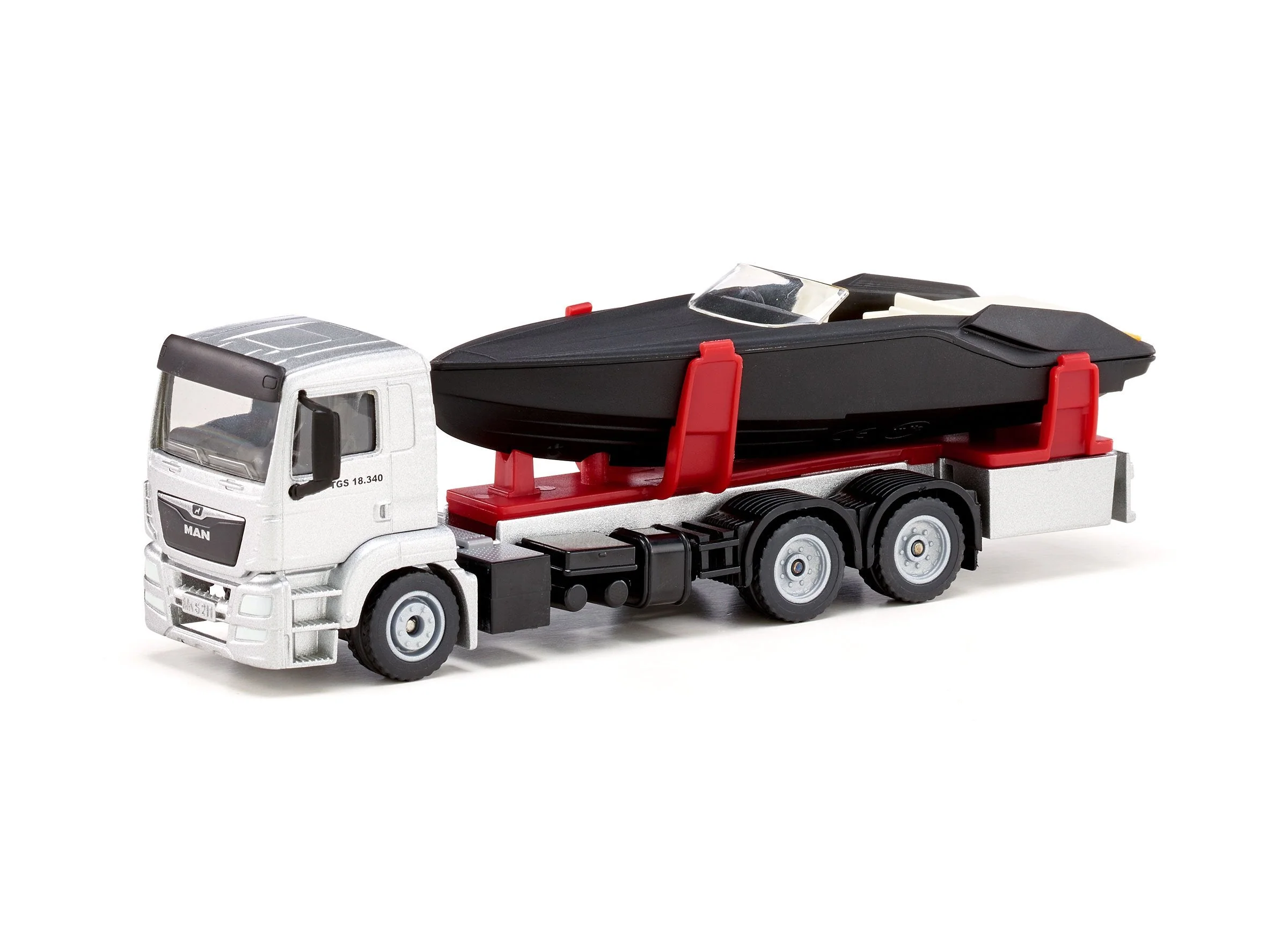 Siku 1:50 MAN TG-A Truck with Speedboat - Image 32