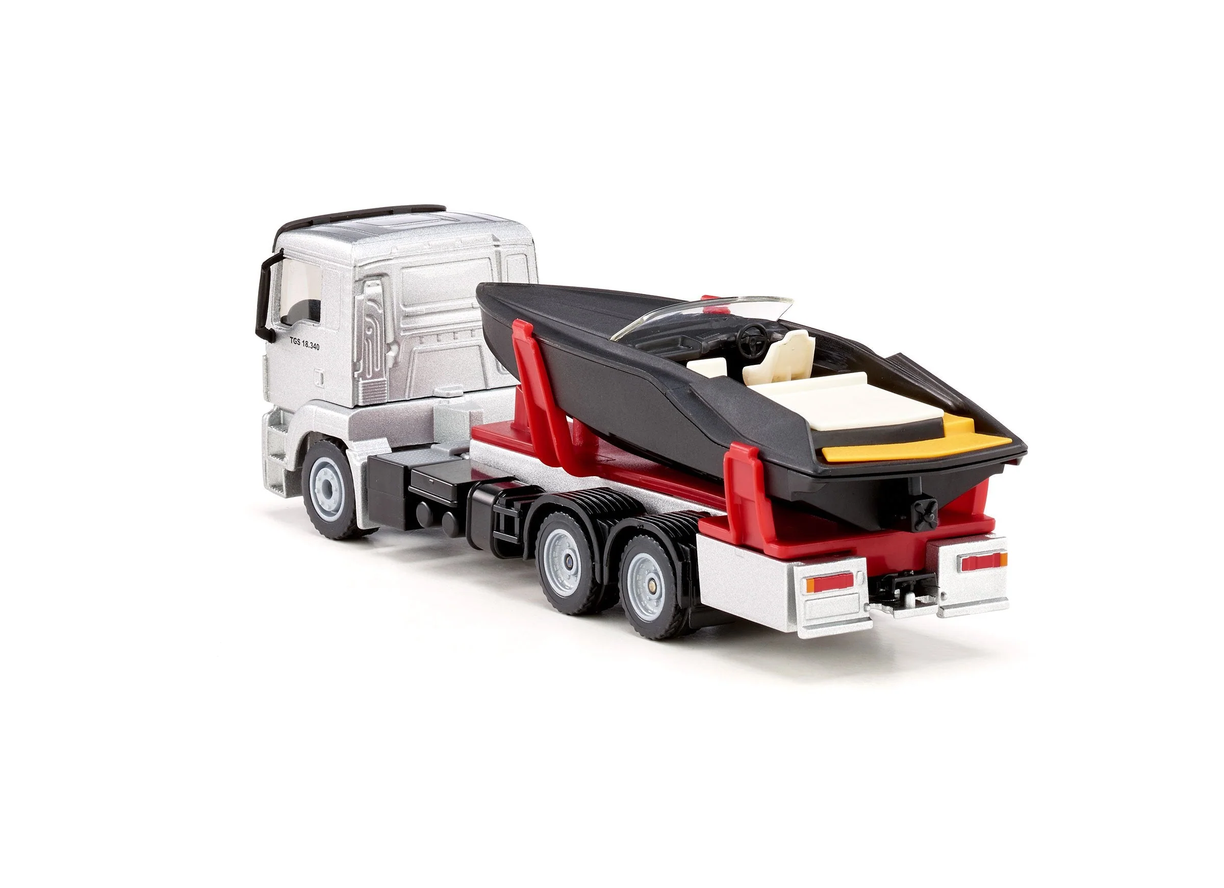 Siku 1:50 MAN TG-A Truck with Speedboat - Image 8