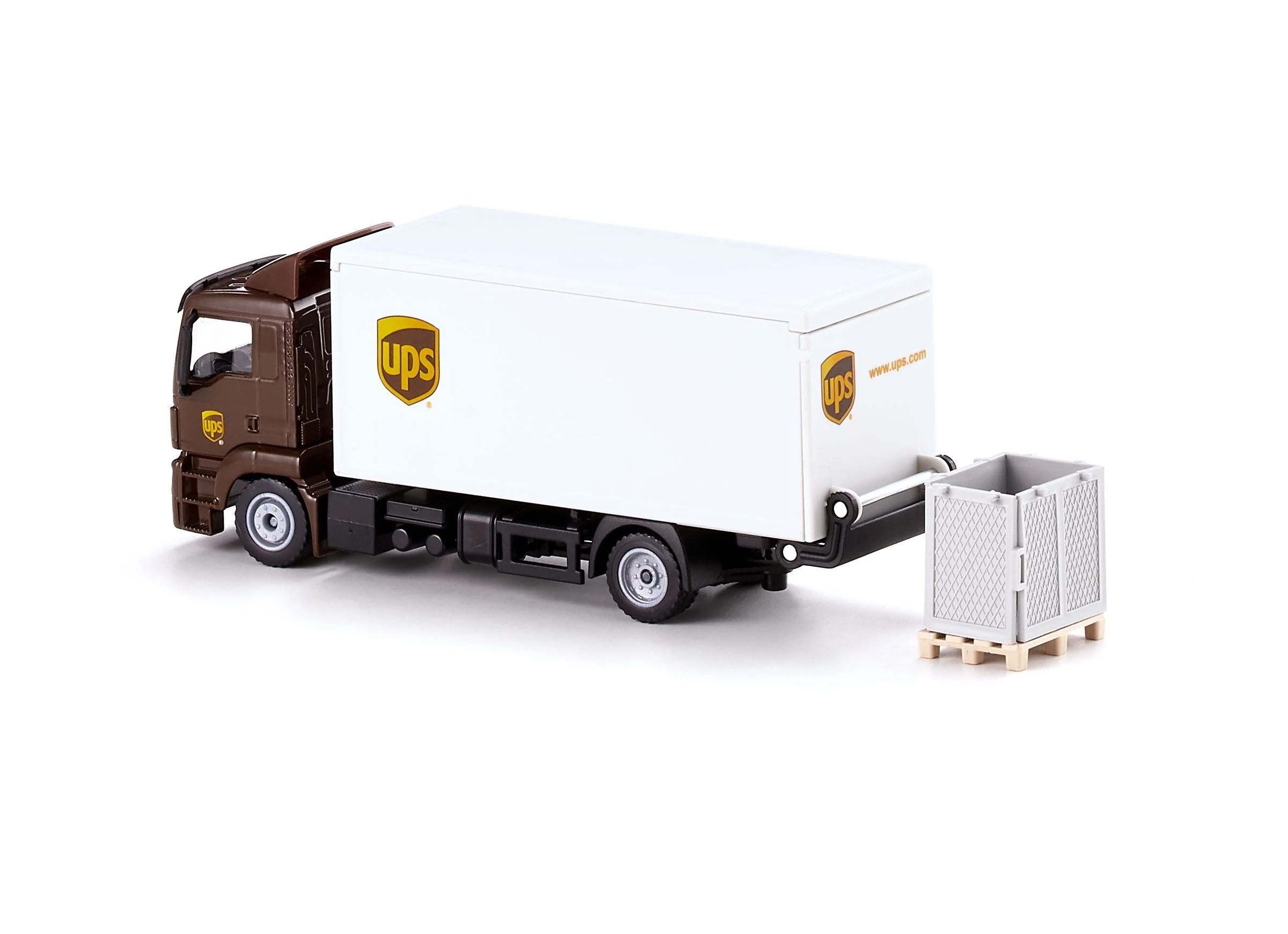 Siku 1:50 MAN UPS Truck with Tail Lift - Image 11