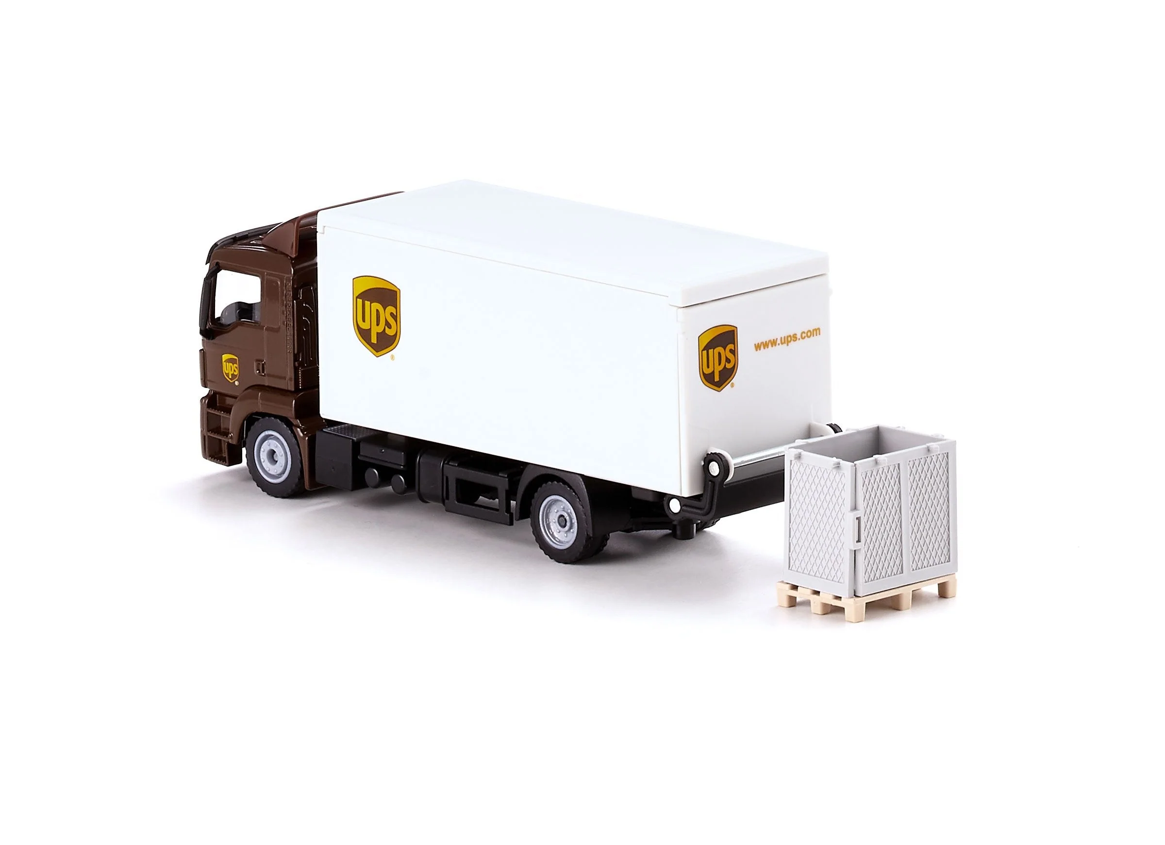 Siku 1:50 MAN UPS Truck with Tail Lift - Image 12