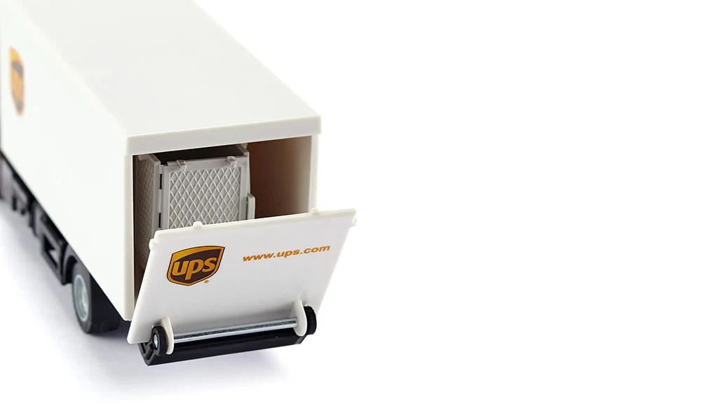 Siku 1:50 MAN UPS Truck with Tail Lift - Image 4