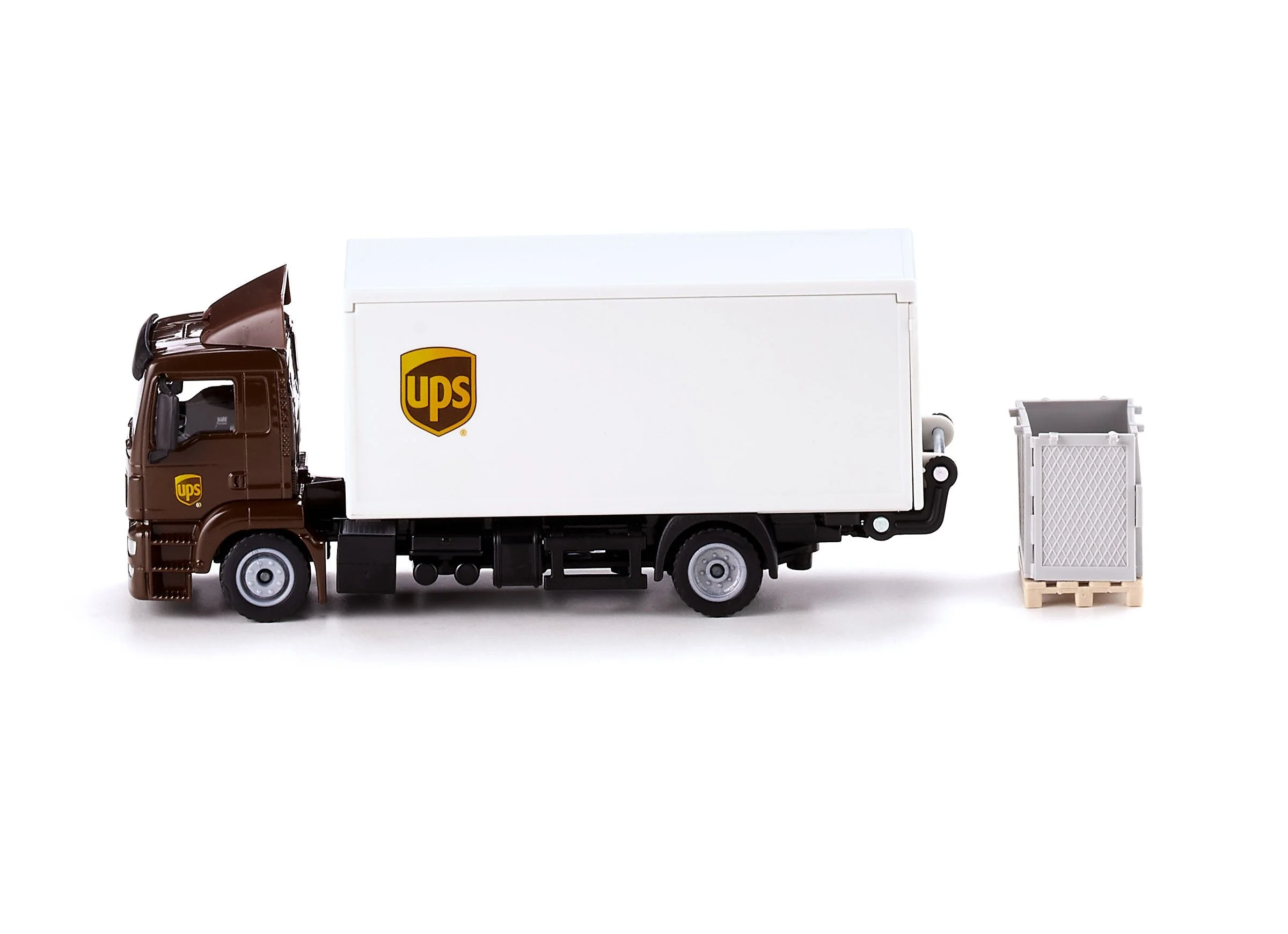 Siku 1:50 MAN UPS Truck with Tail Lift - Image 8