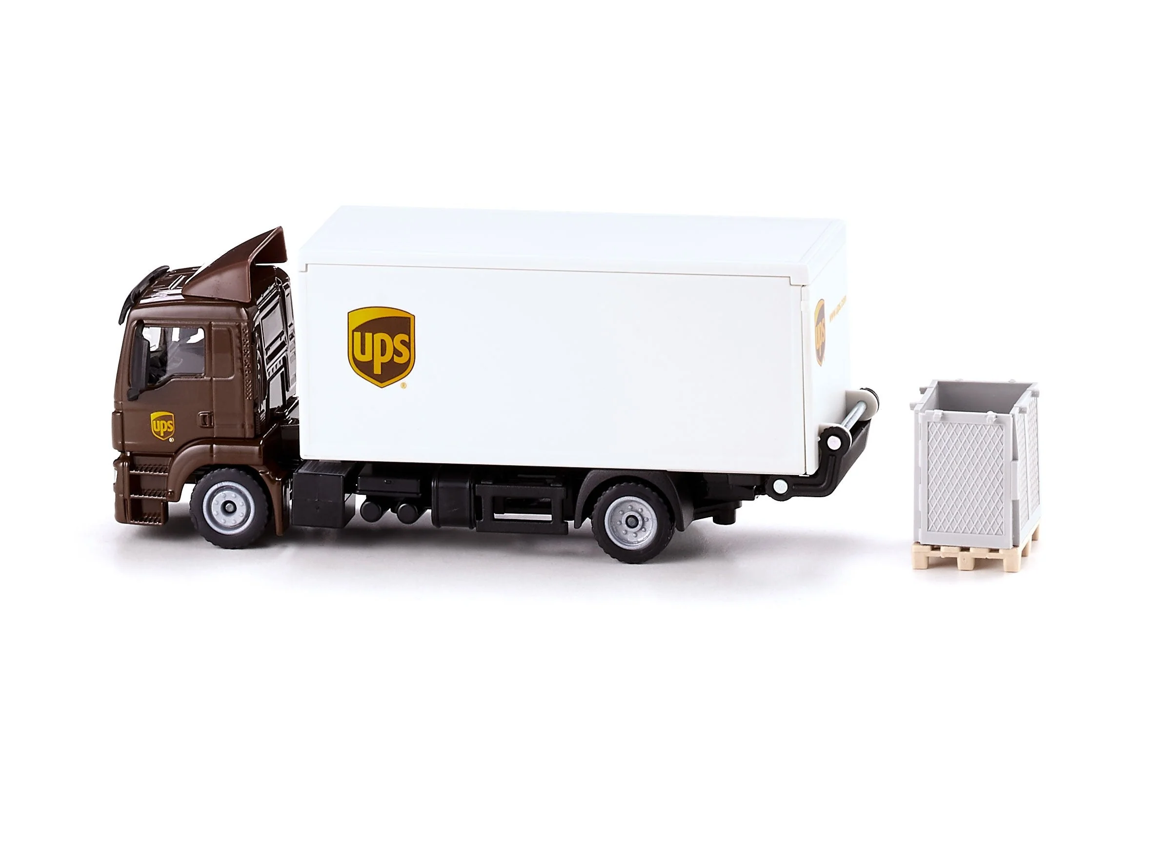 Siku 1:50 MAN UPS Truck with Tail Lift - Image 9