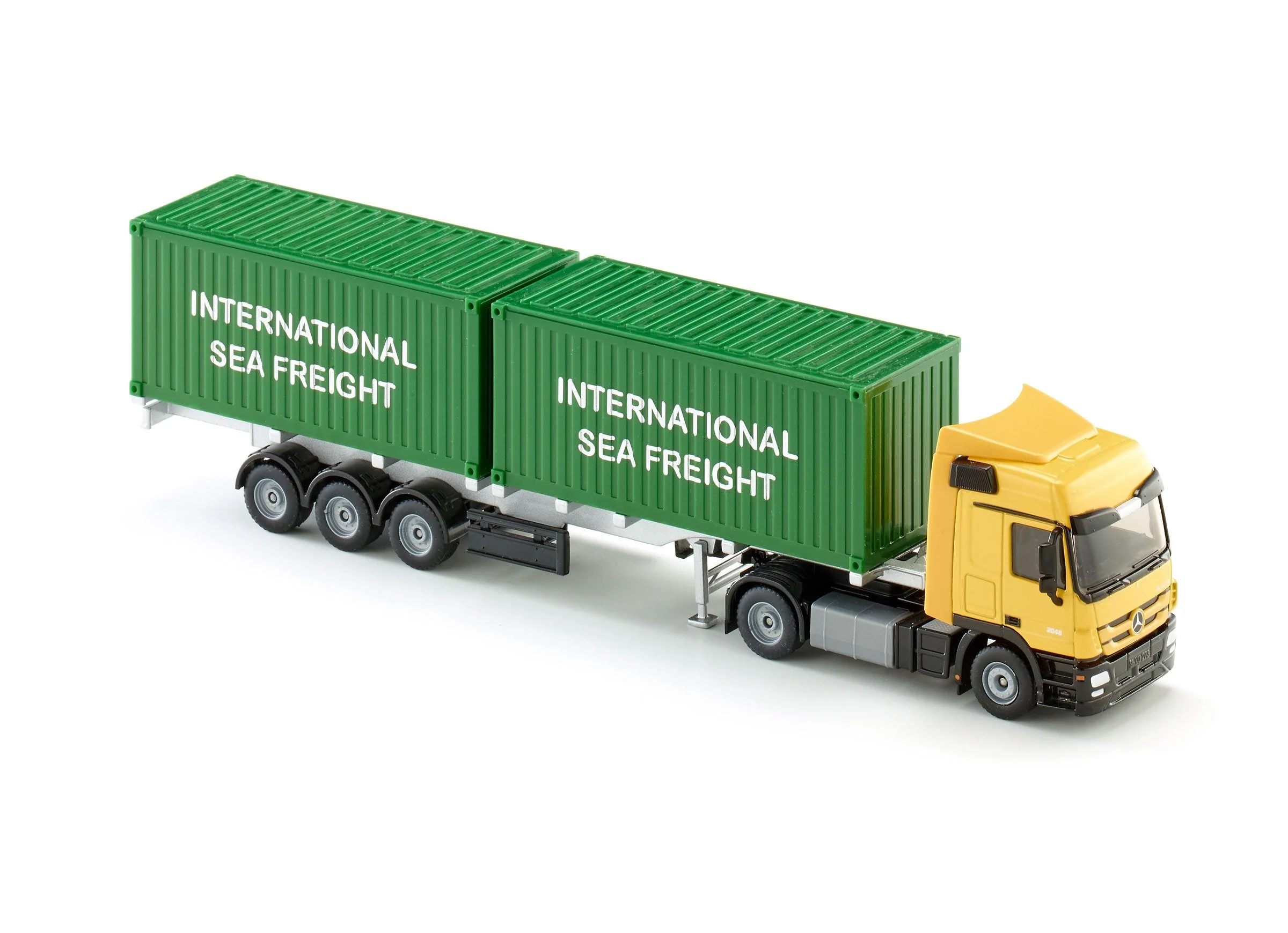 Siku 1:50 Mercedes Actros with 2 Containers - Image 26