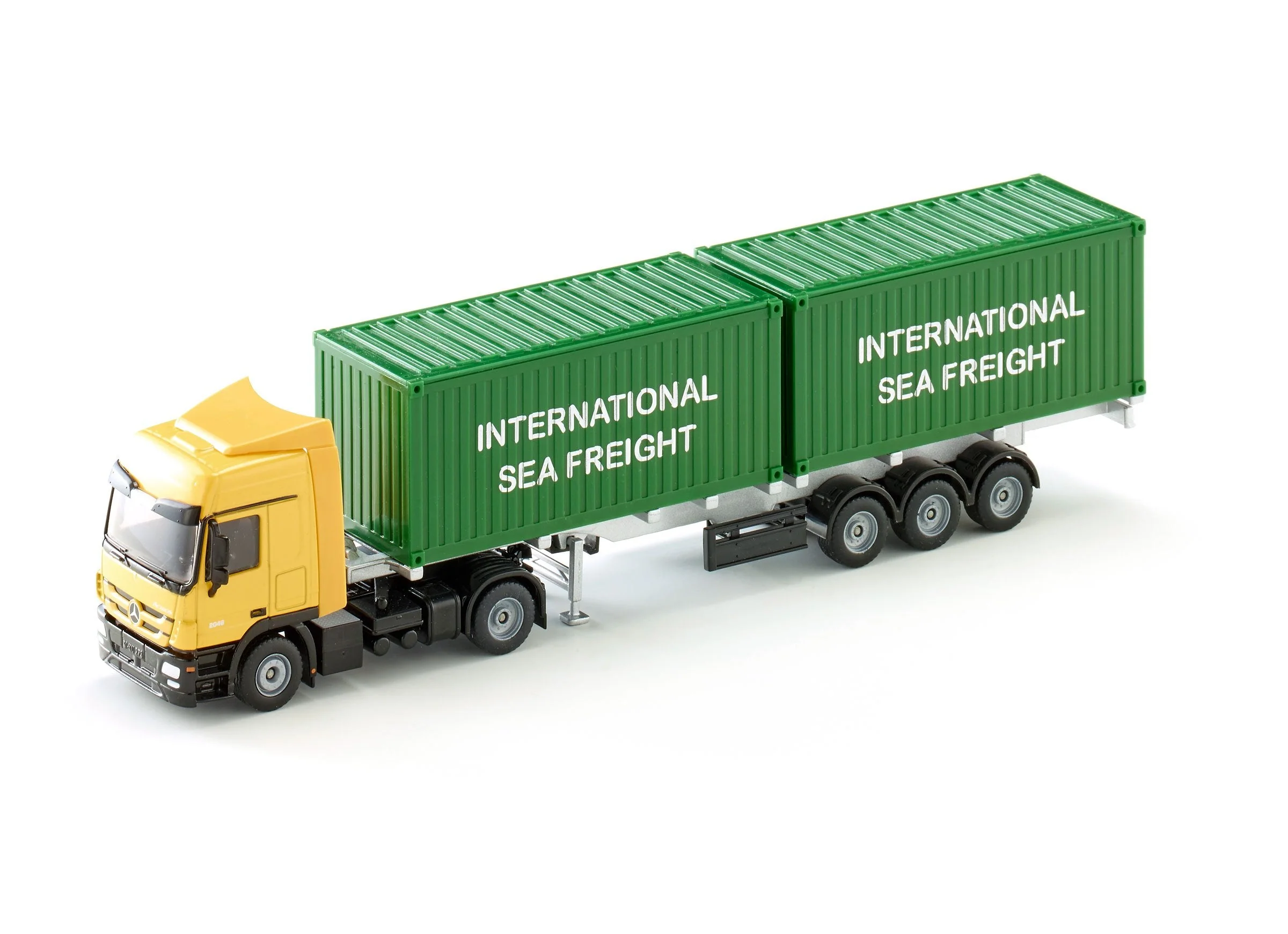 Siku 1:50 Mercedes Actros with 2 Containers - Image 36