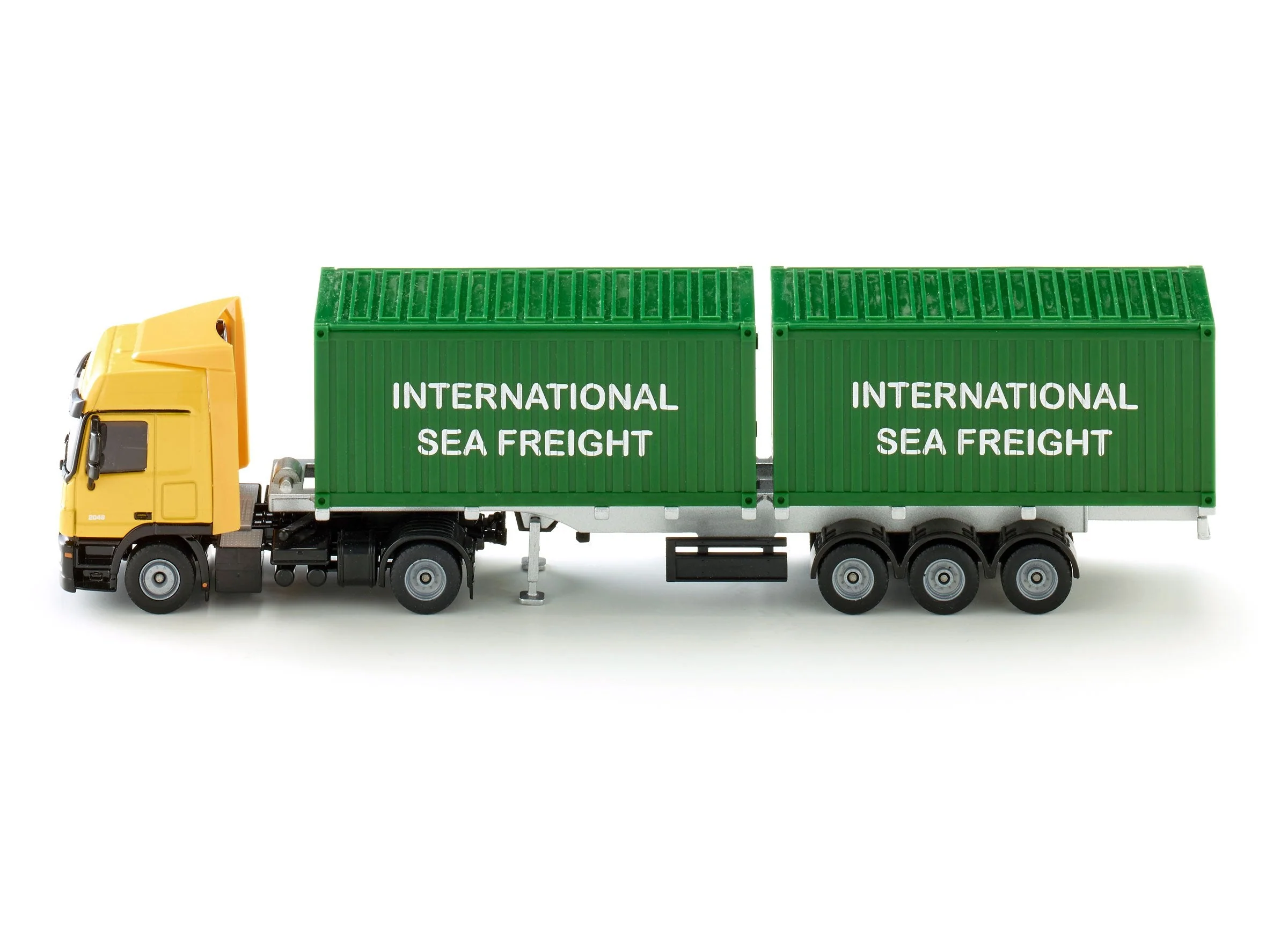 Siku 1:50 Mercedes Actros with 2 Containers - Image 7