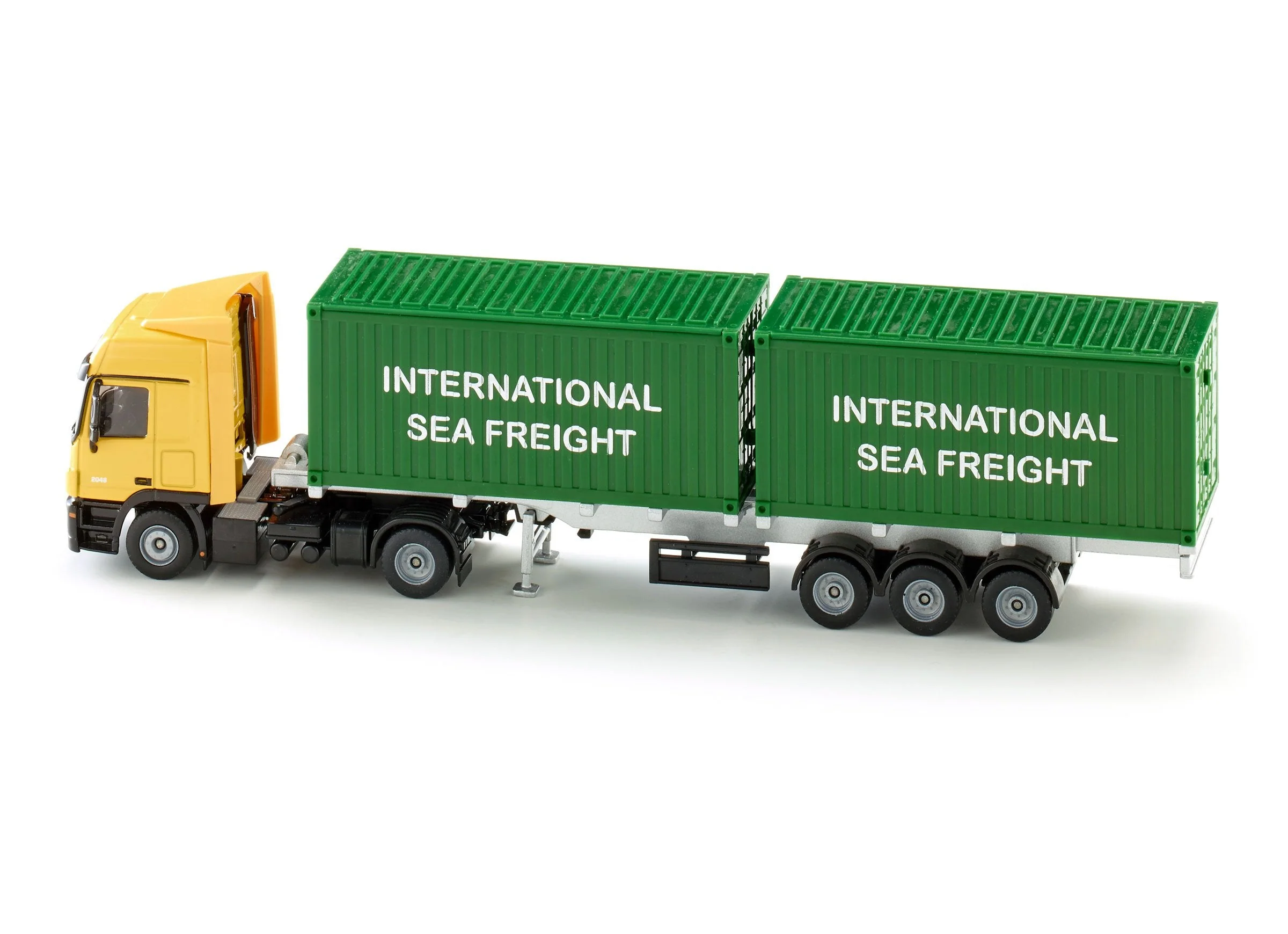 Siku 1:50 Mercedes Actros with 2 Containers - Image 8