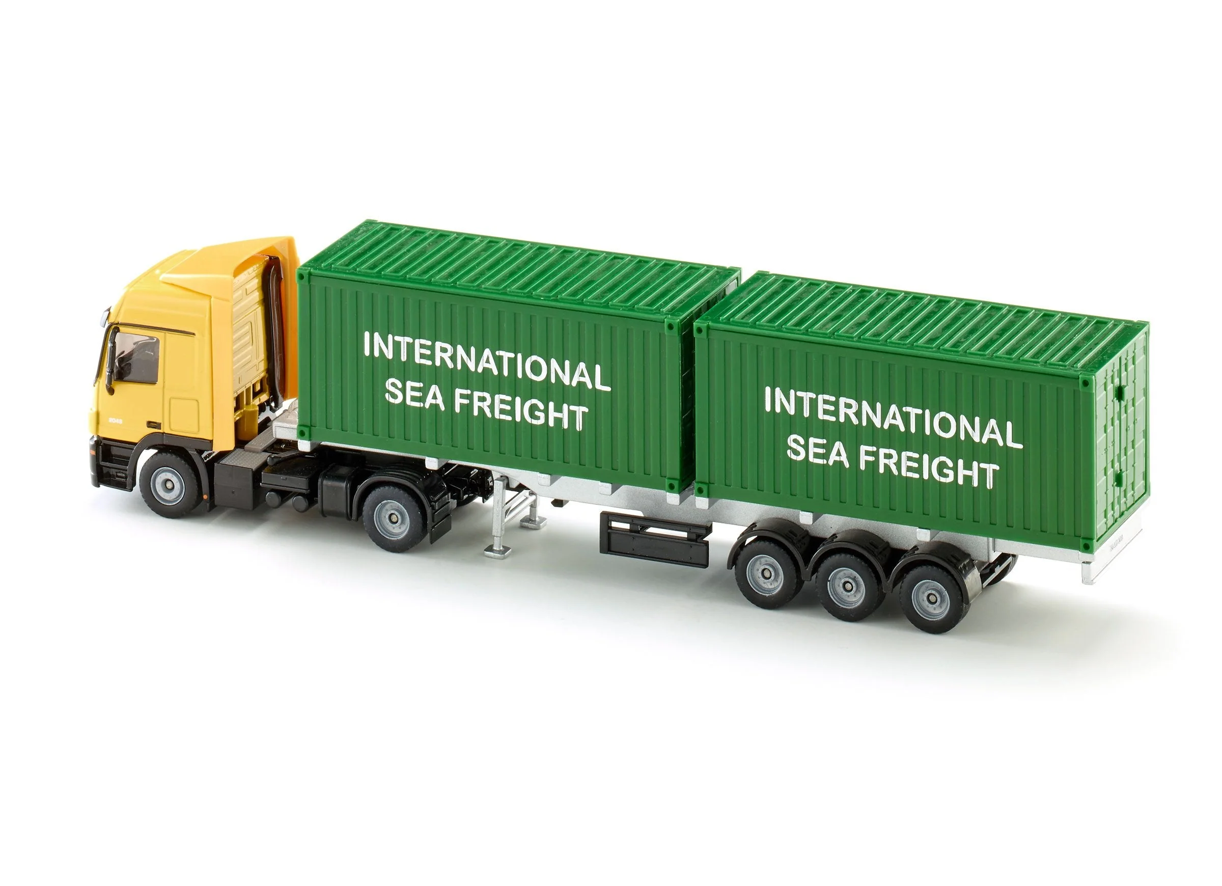 Siku 1:50 Mercedes Actros with 2 Containers - Image 9