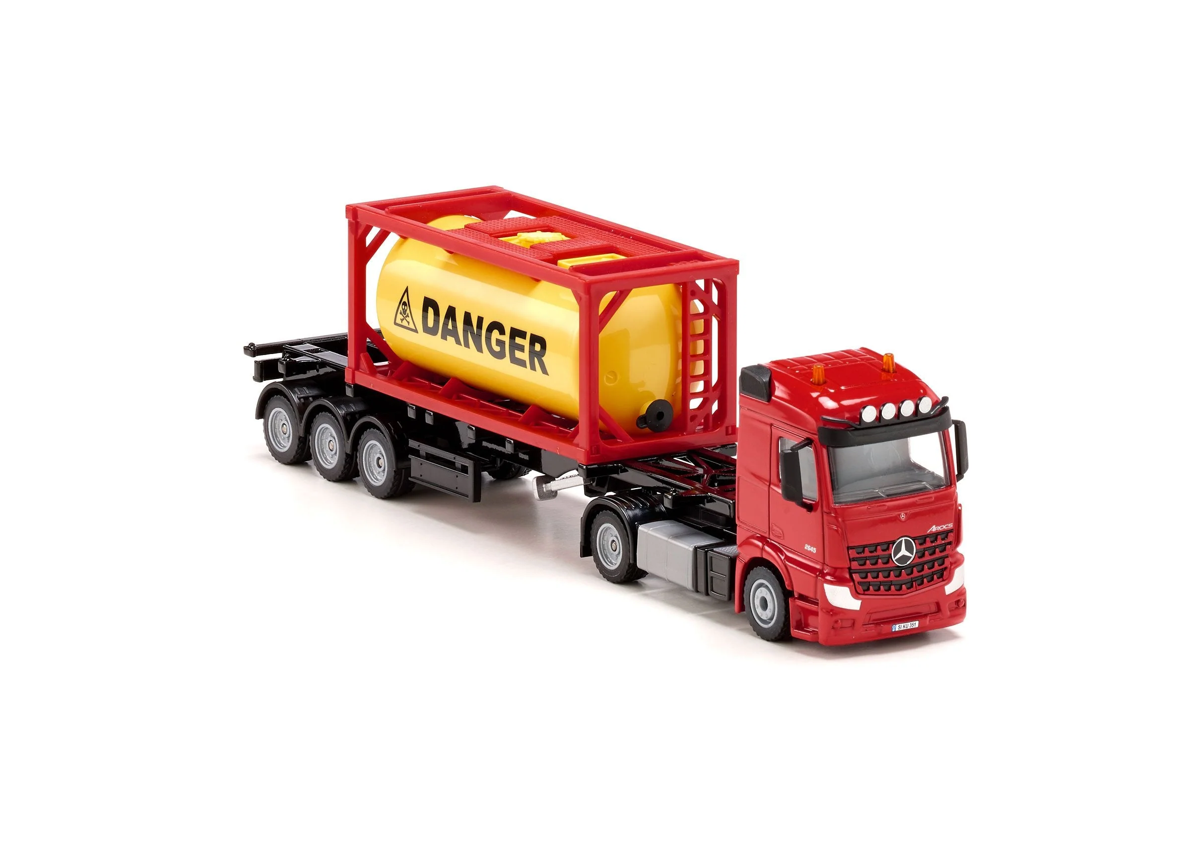 Siku 1:50 Mercedes Actros with Tank Container - Image 29