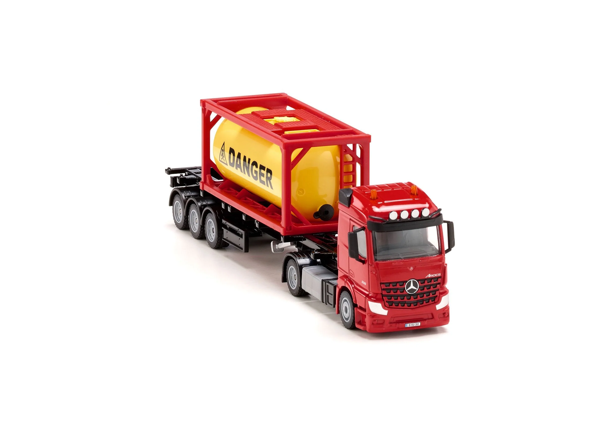 Siku 1:50 Mercedes Actros with Tank Container - Image 30
