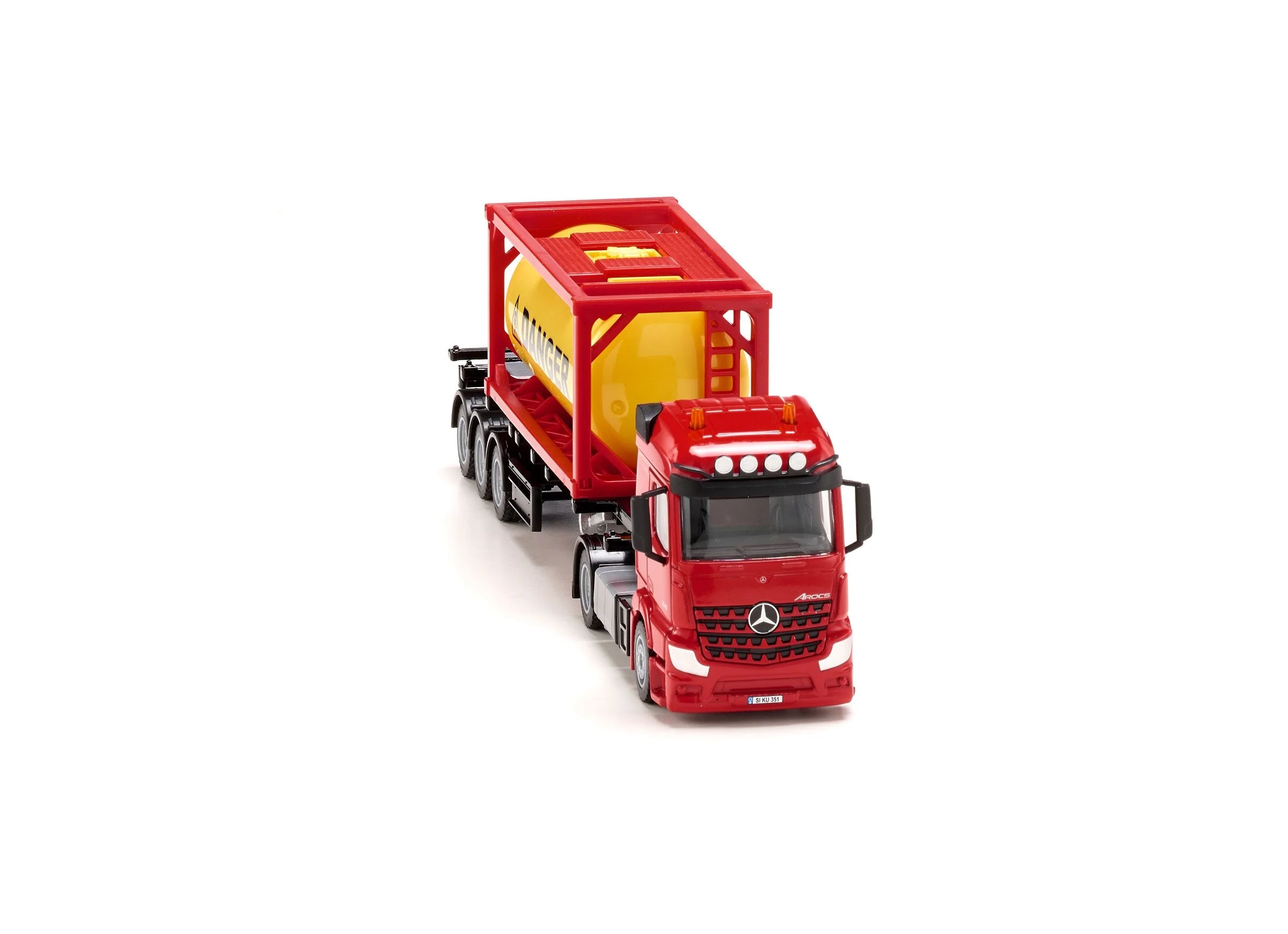Siku 1:50 Mercedes Actros with Tank Container - Image 31