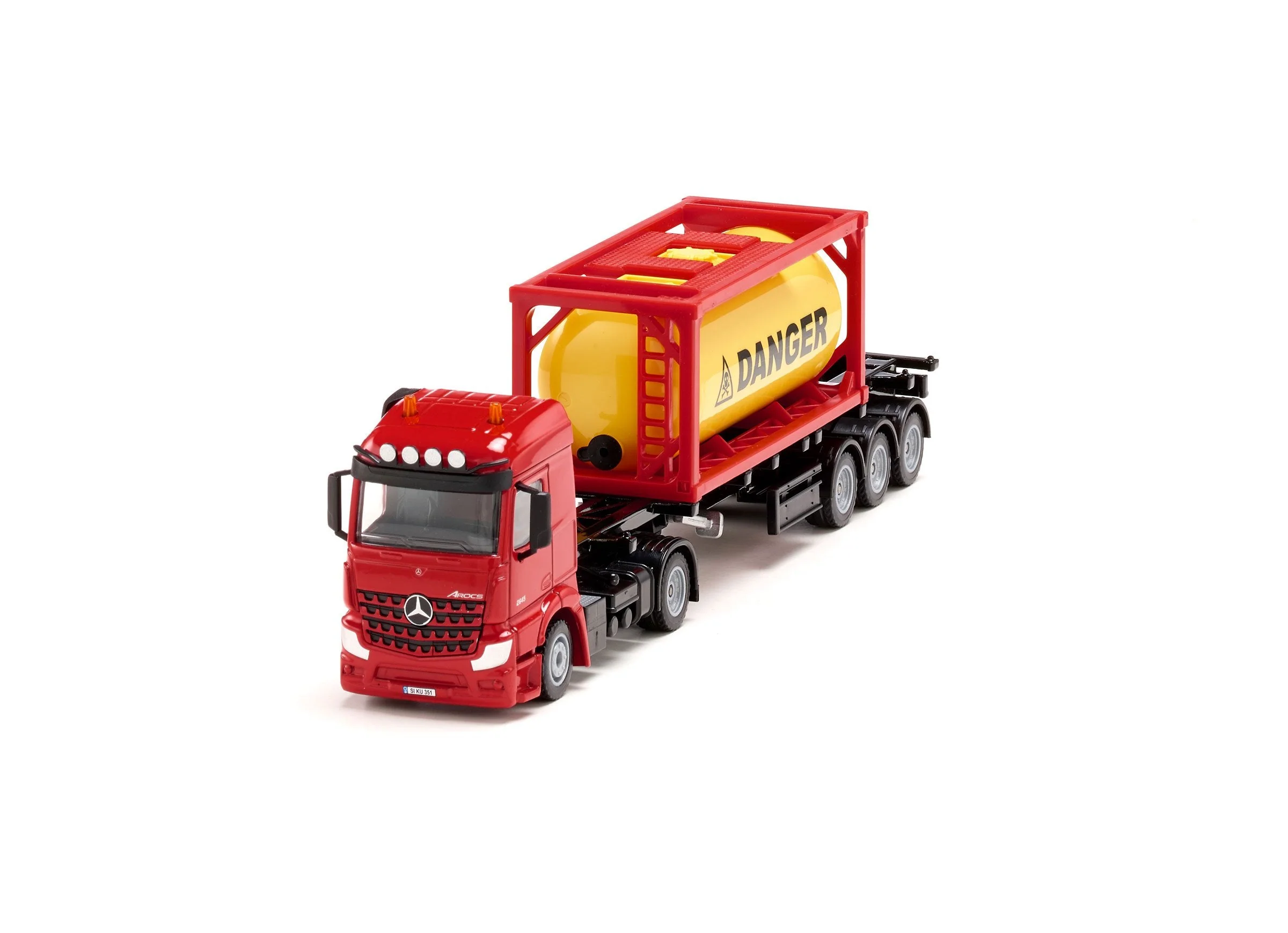Siku 1:50 Mercedes Actros with Tank Container - Image 34