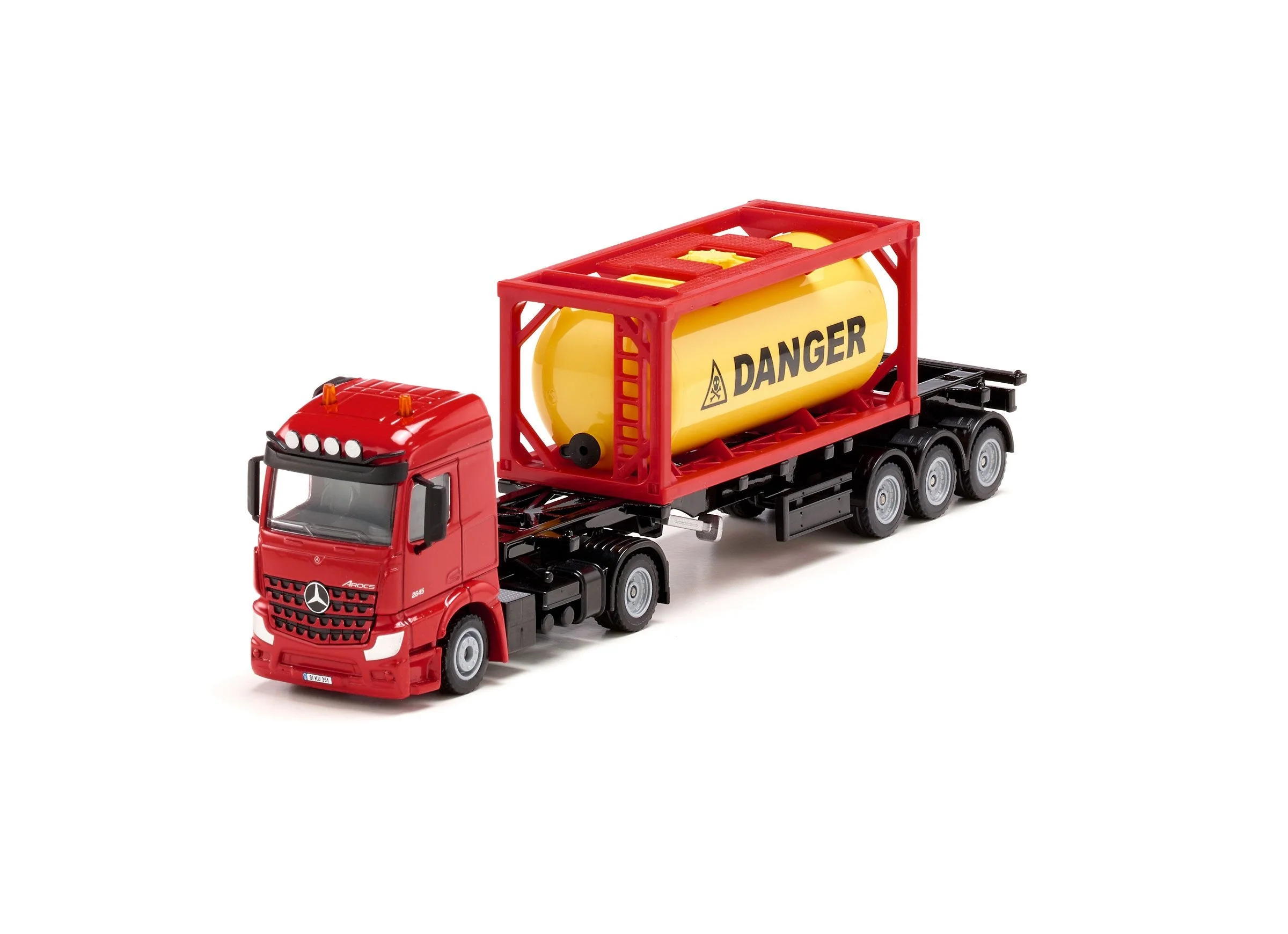 Siku 1:50 Mercedes Actros with Tank Container - Image 35