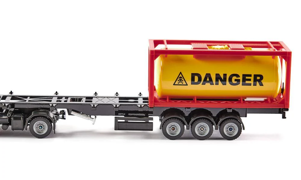 Siku 1:50 Mercedes Actros with Tank Container - Image 5