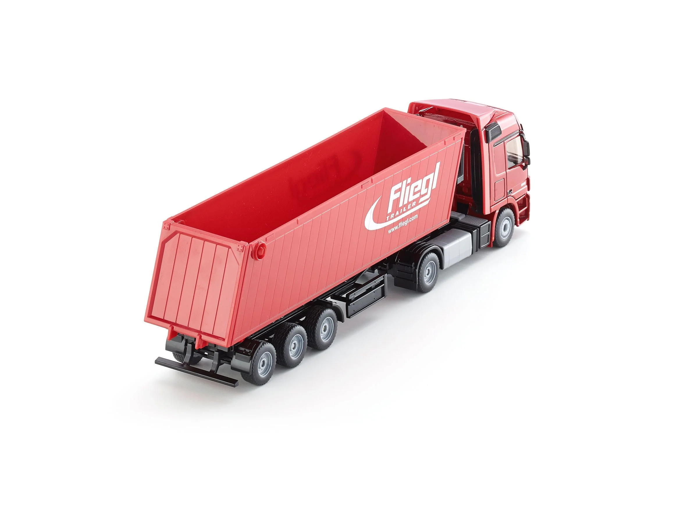 Siku 1:50 Mercedes Actros with Tip Trailer (Red) - Image 14