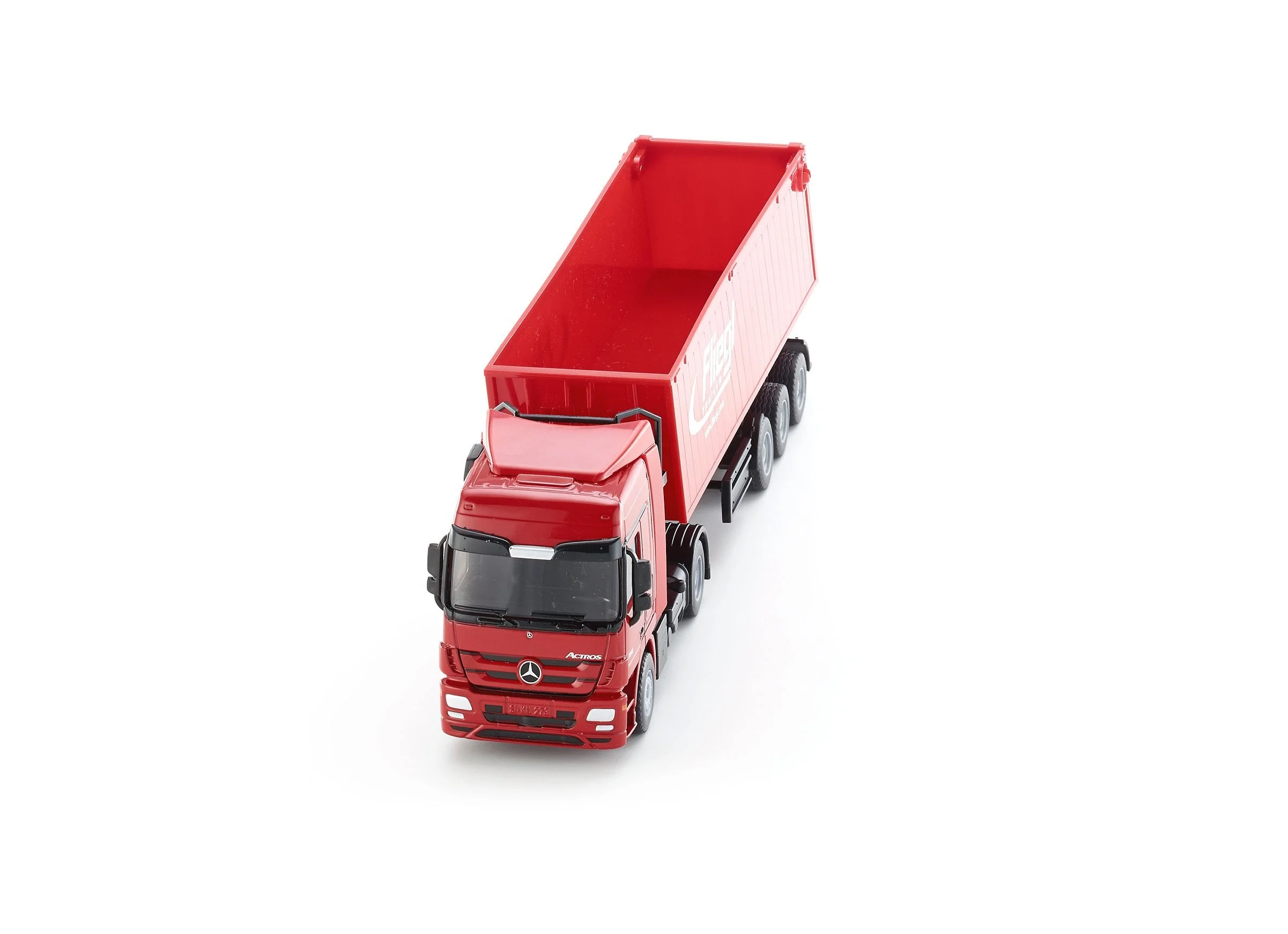 Siku 1:50 Mercedes Actros with Tip Trailer (Red) - Image 28