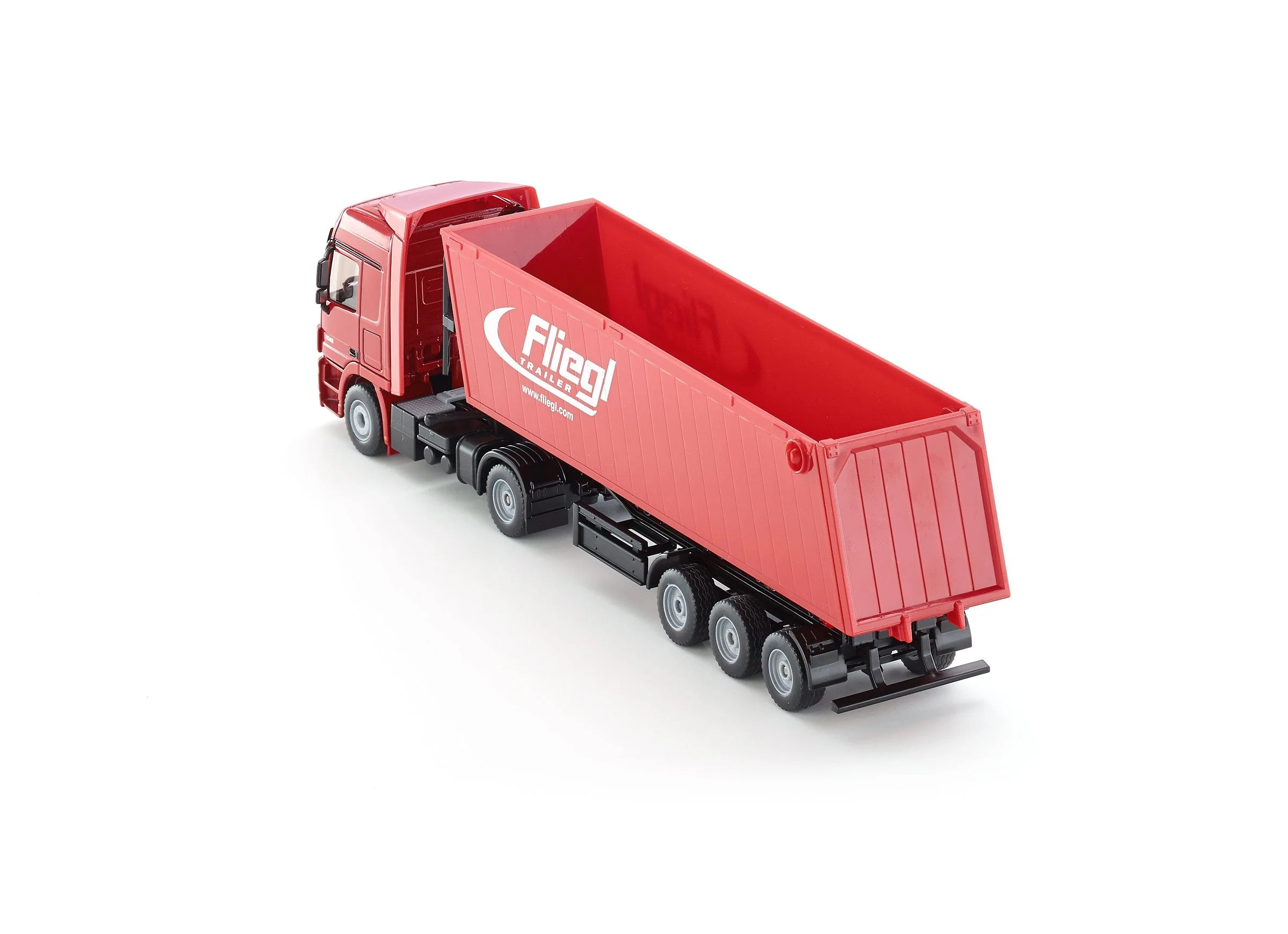 Siku 1:50 Mercedes Actros with Tip Trailer (Red) - Image 8