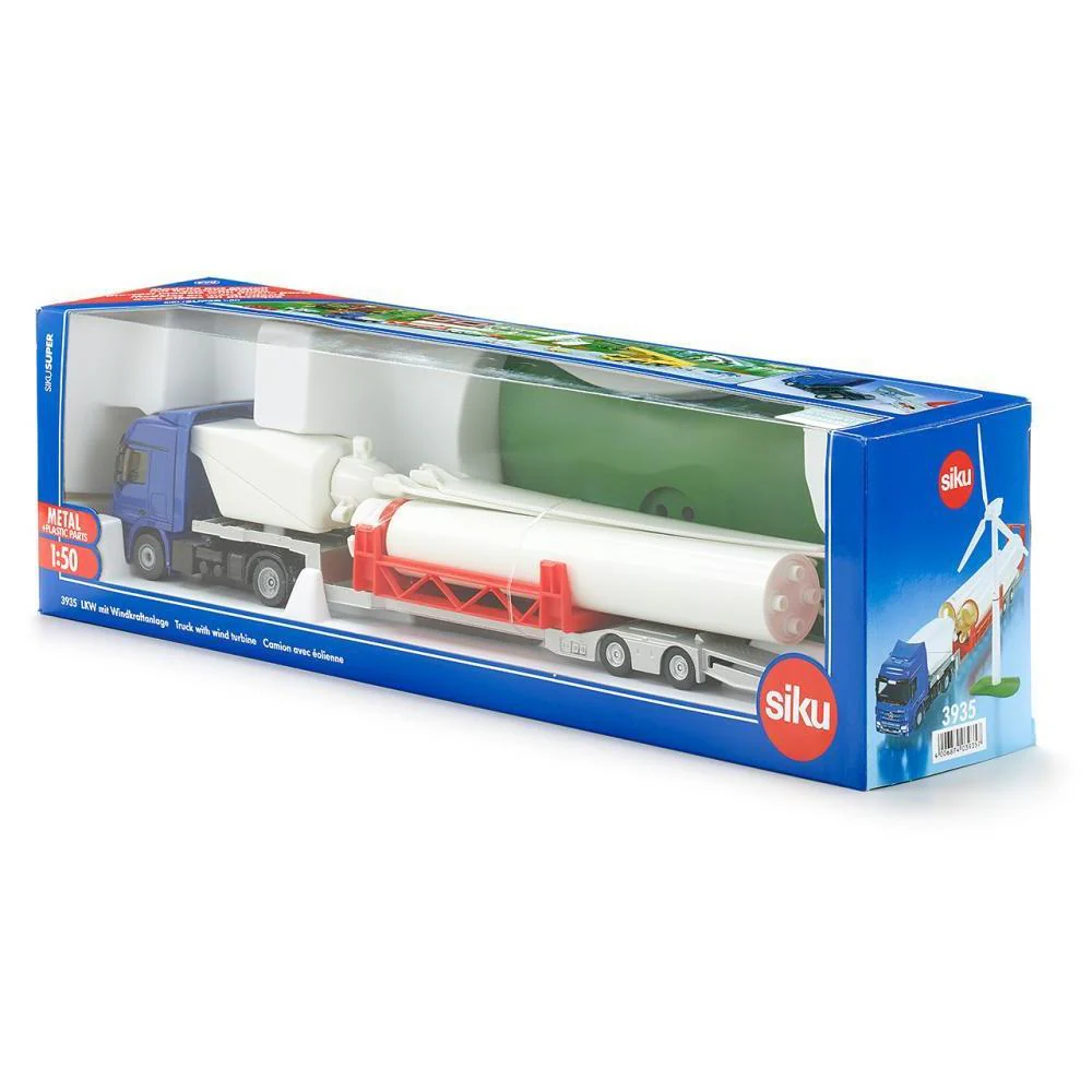 Siku 1:50 Mercedes Actros with Wind Turbine - Image 2