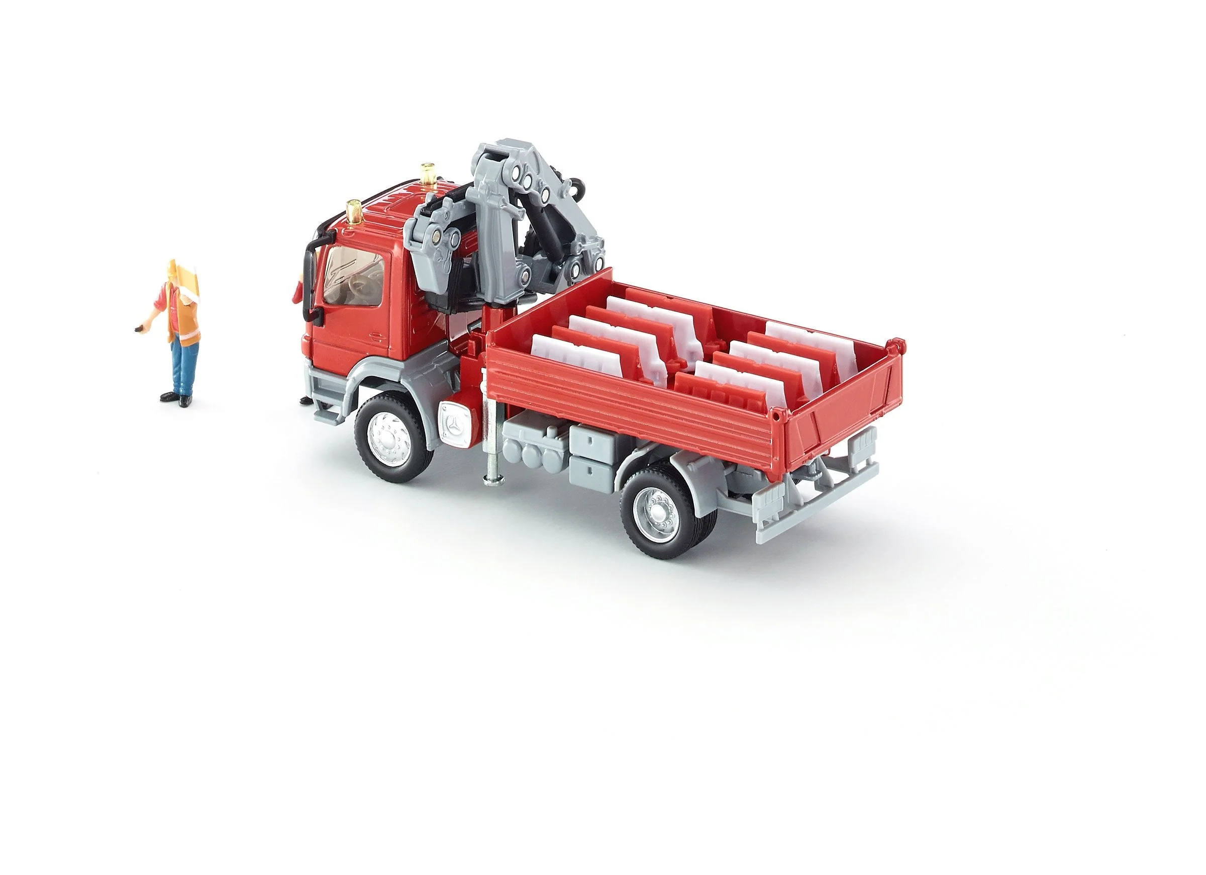 Siku 1:50 Mercedes Atego Truck with Crane - Image 11