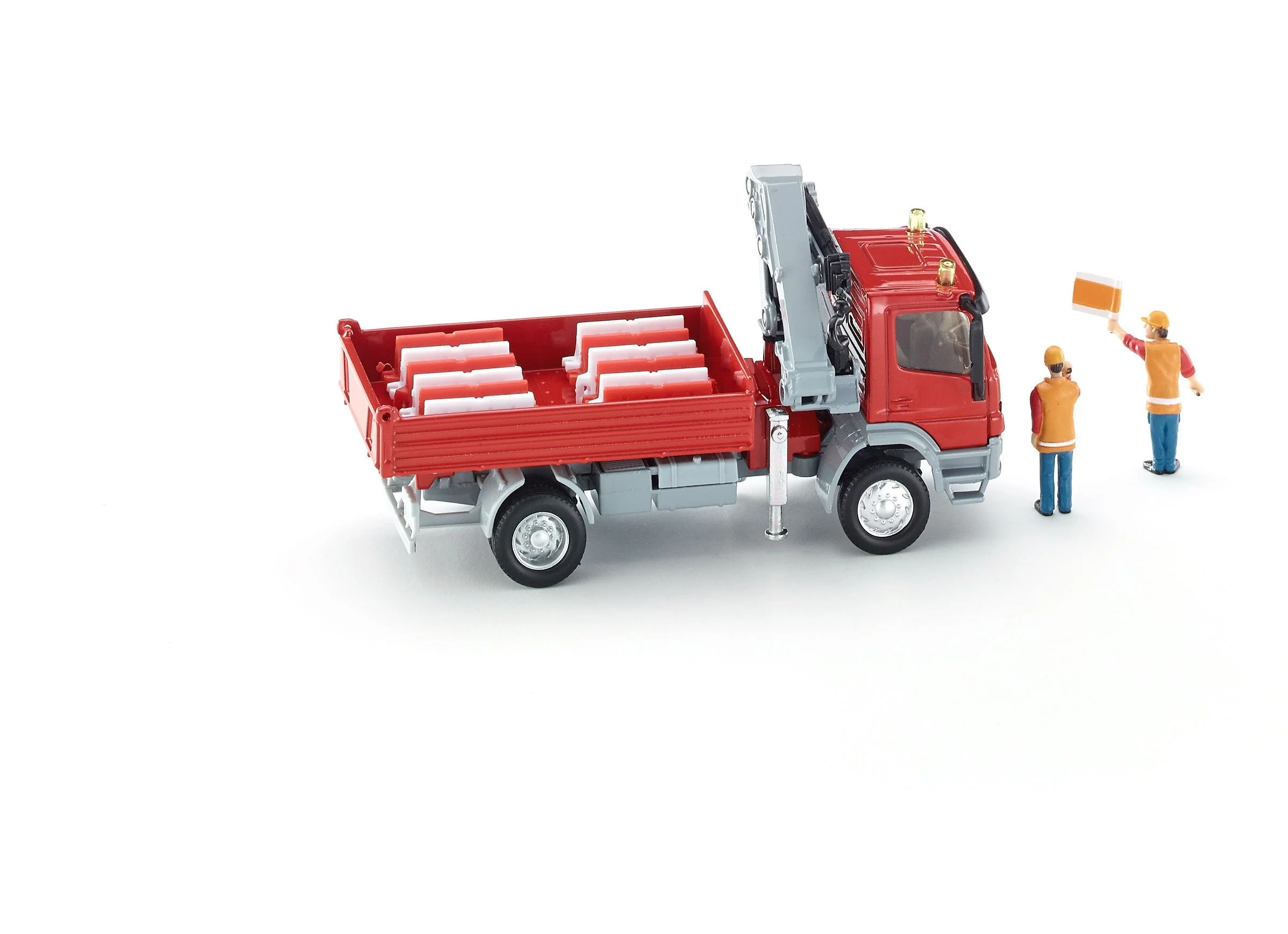Siku 1:50 Mercedes Atego Truck with Crane - Image 23
