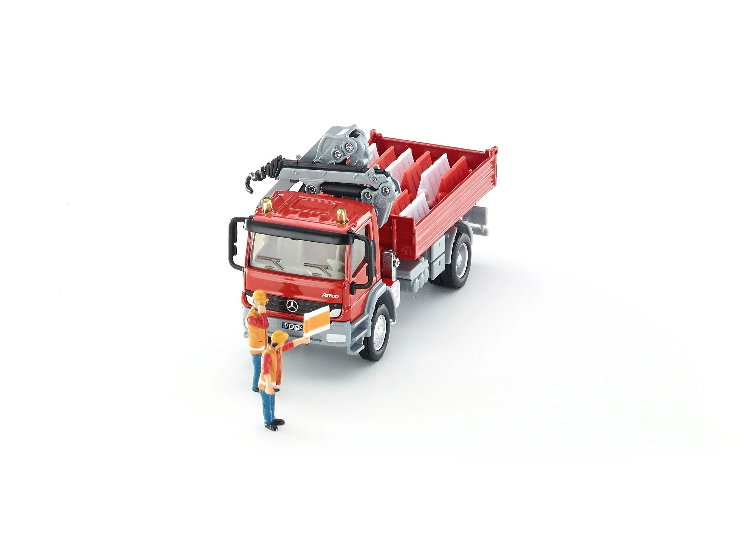 Siku 1:50 Mercedes Atego Truck with Crane - Image 34