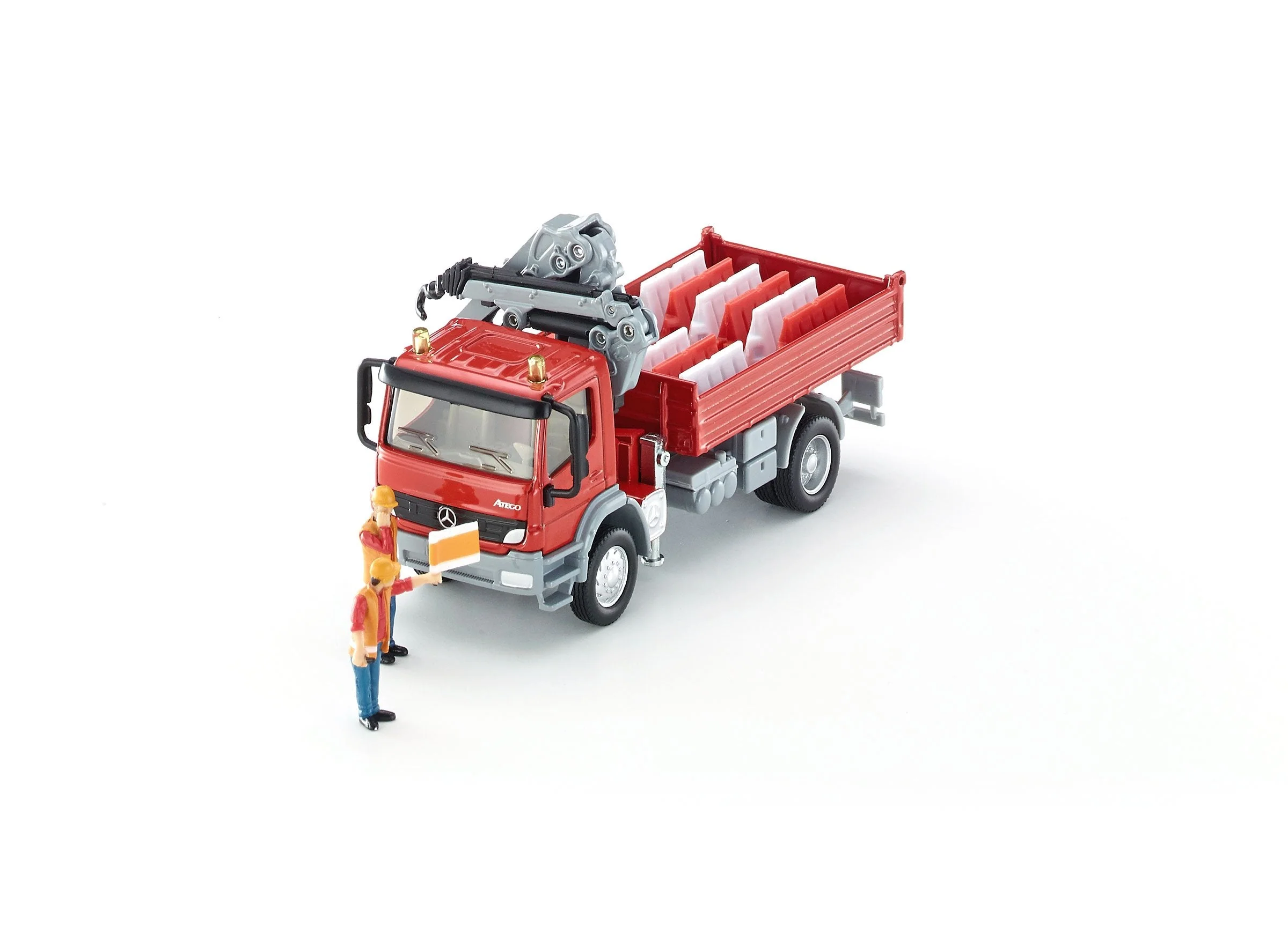 Siku 1:50 Mercedes Atego Truck with Crane - Image 35
