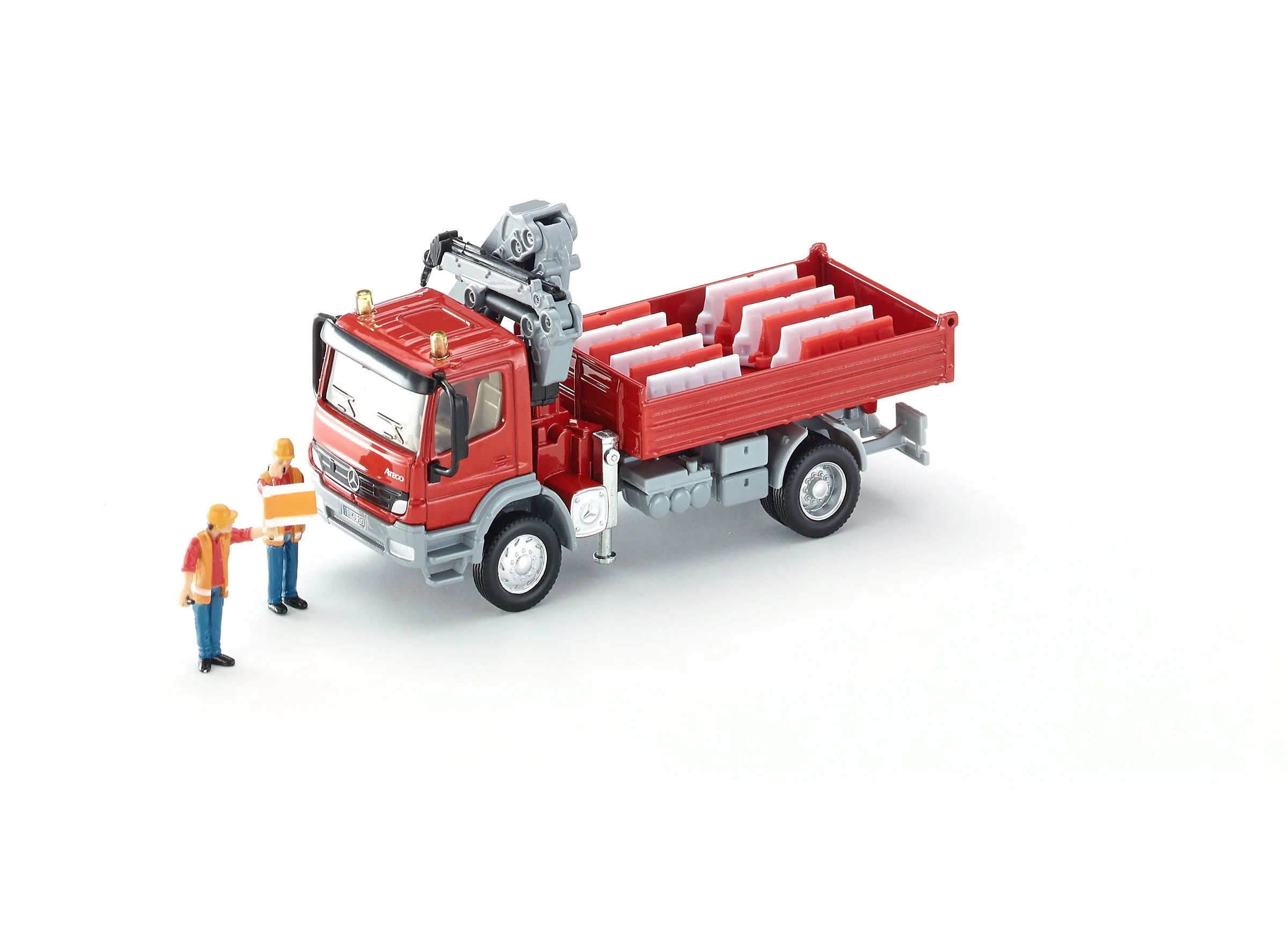 Siku 1:50 Mercedes Atego Truck with Crane - Image 37