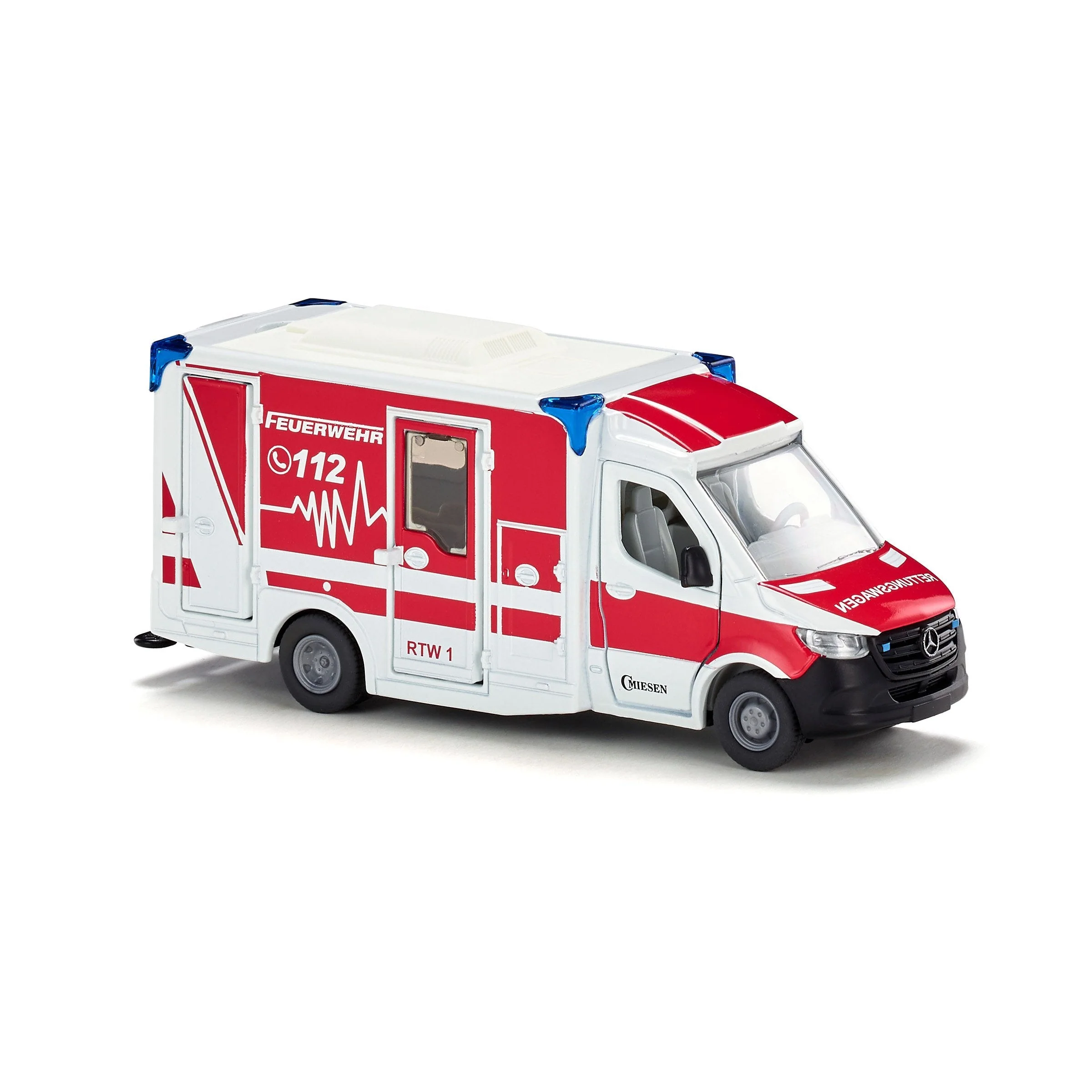 Siku 1:50 Mercedes-Benz Sprinter Miesen Type C Ambulance - Image 27