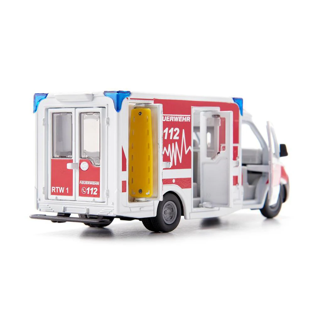 Siku 1:50 Mercedes-Benz Sprinter Miesen Type C Ambulance - Image 3